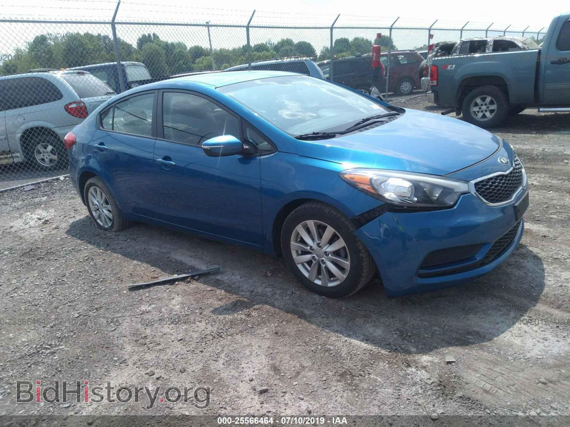 Photo KNAFX4A68E5171585 - KIA FORTE 2014