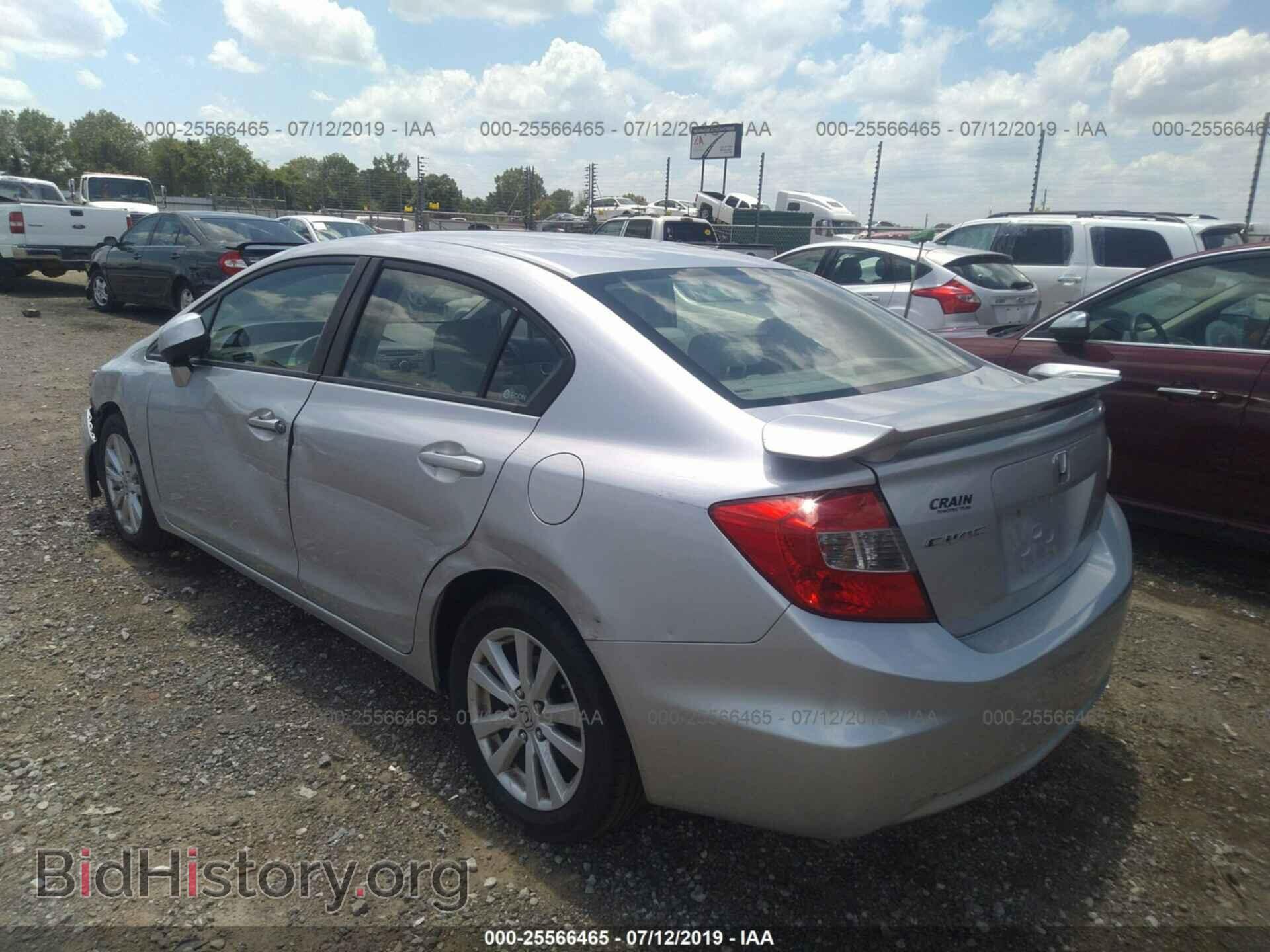 2012 HONDA CIVIC - VIN: 2HGFB2F83CH565891 - Фото 3