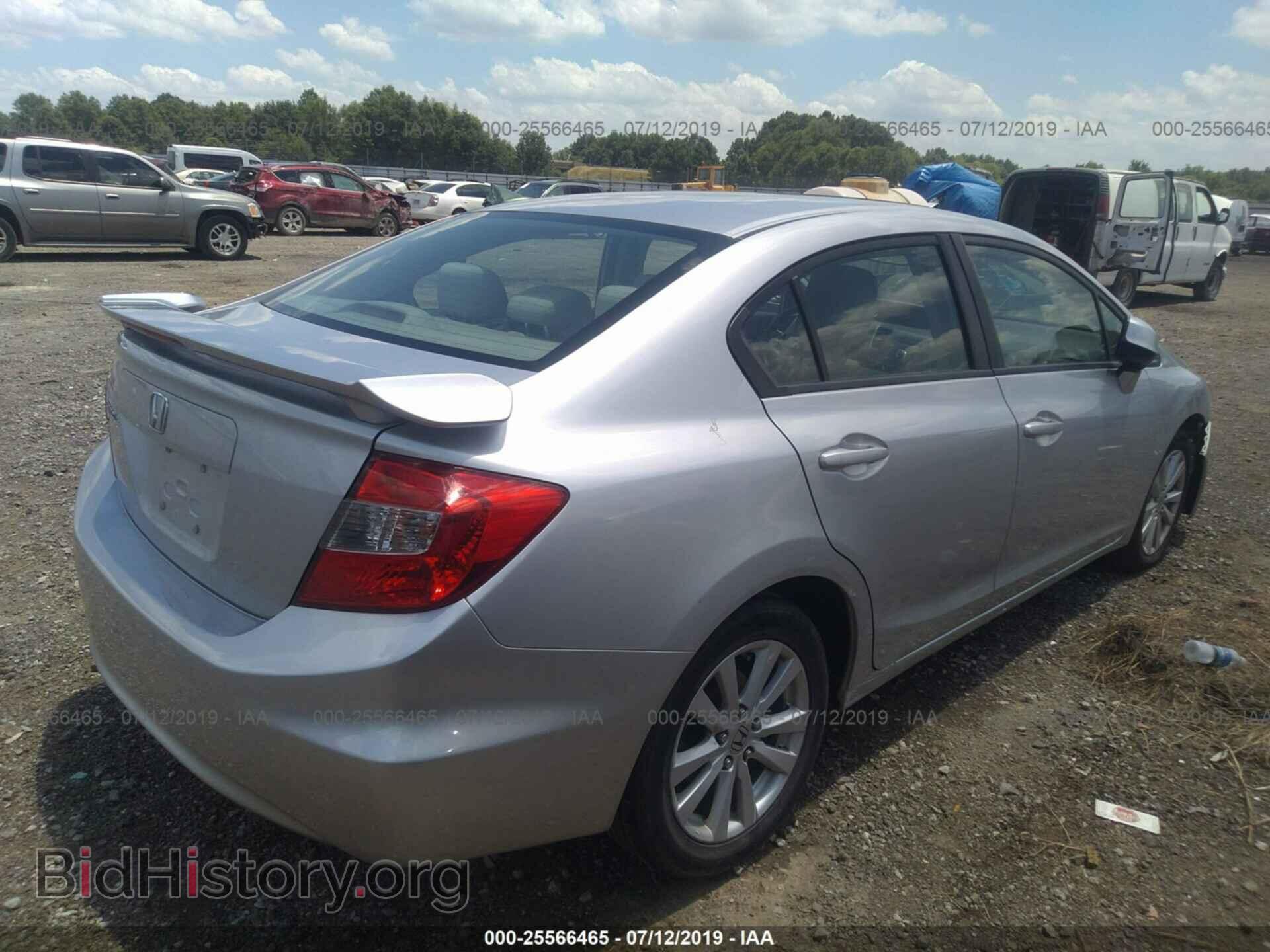 2012 HONDA CIVIC - VIN: 2HGFB2F83CH565891 - Фото 4