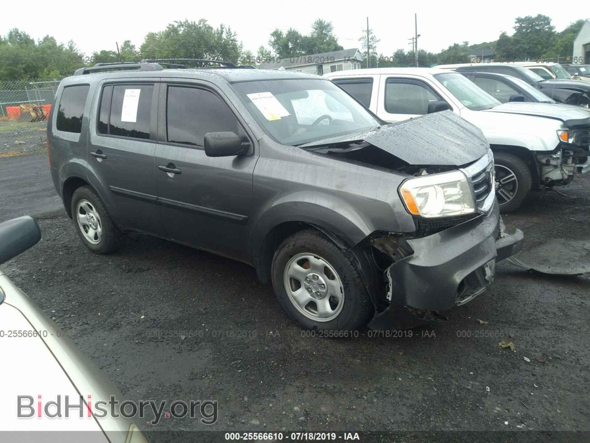 Фотография 5FNYF4H24CB032891 - HONDA PILOT 2012