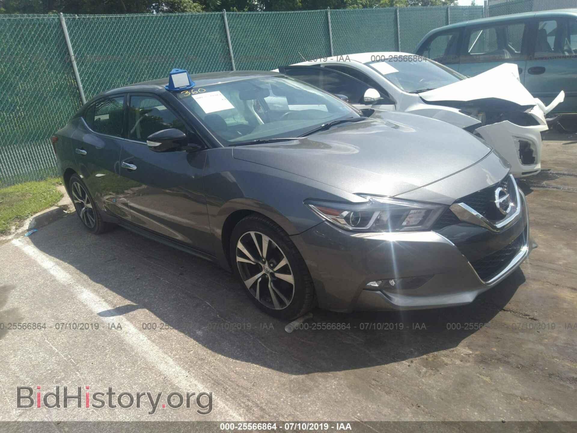 Фотография 1N4AA6AP1JC360478 - NISSAN MAXIMA 2018