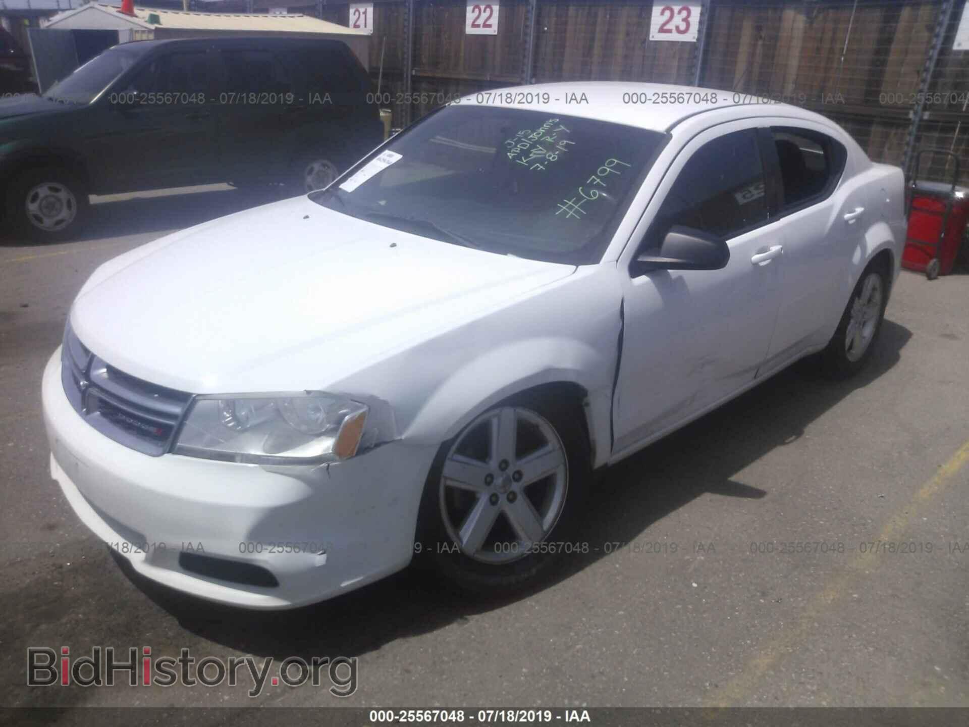 2013 DODGE AVENGER - VIN: 1C3CDZAB0DN517589 - Фото 2