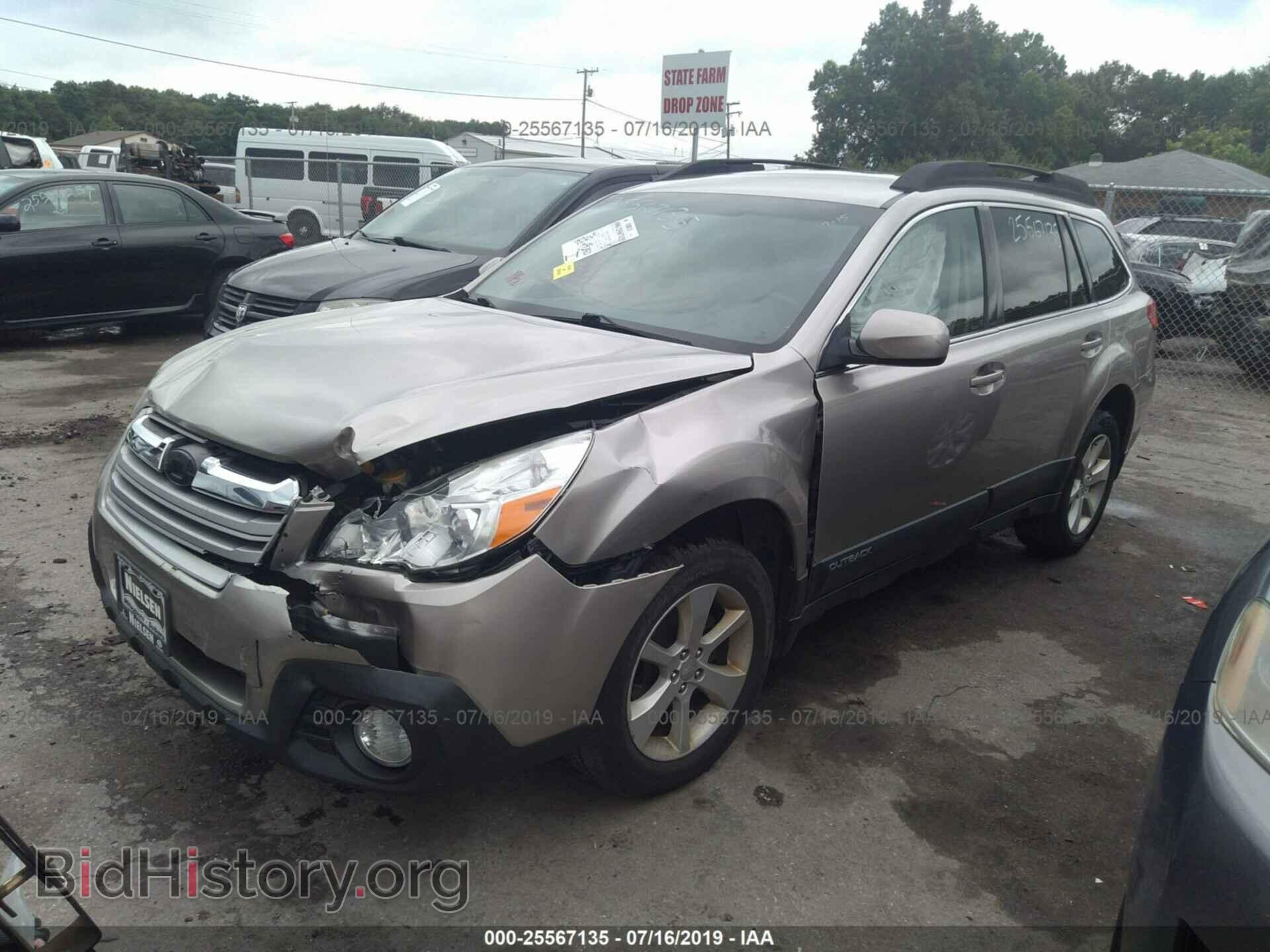 2014 SUBARU OUTBACK - VIN: 4S4BRCCC9E3217411 - Фото 2