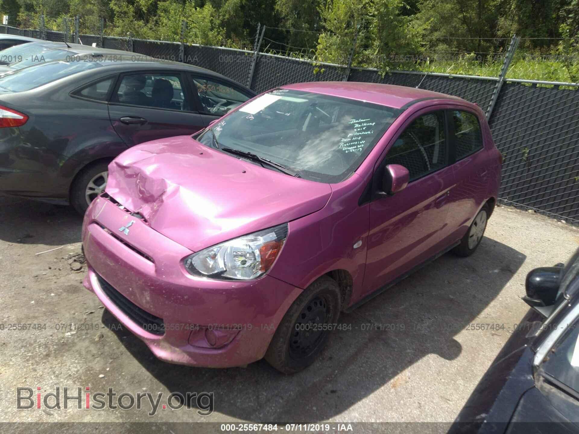 2015 MITSUBISHI MIRAGE - VIN: ML32A3HJ0FH048020 - Фото 2