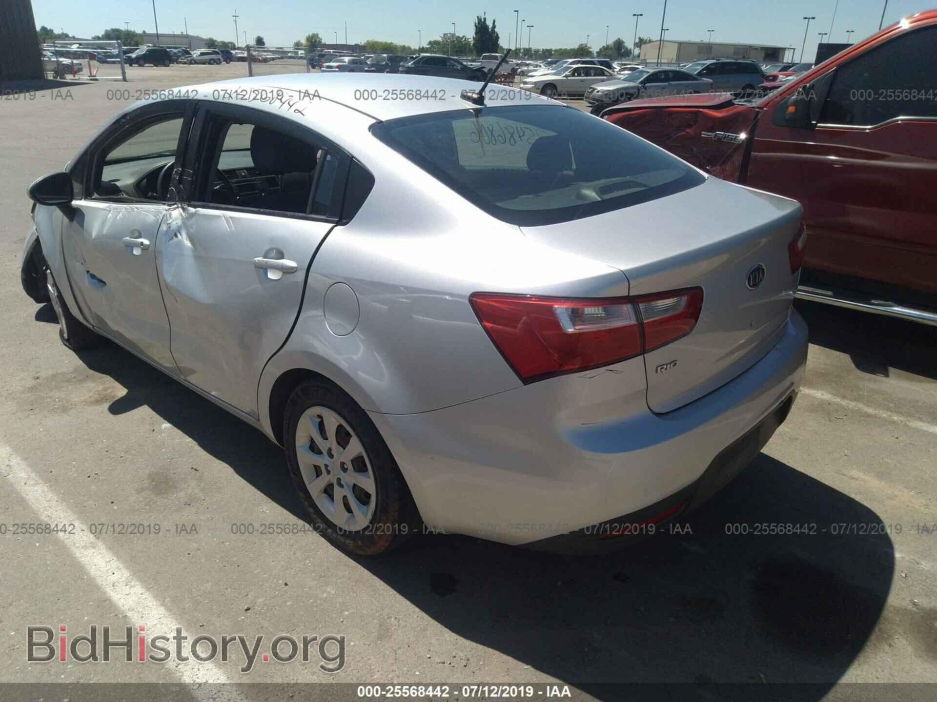 2012 KIA RIO - VIN: KNADM4A33C6047219 - Фото 3