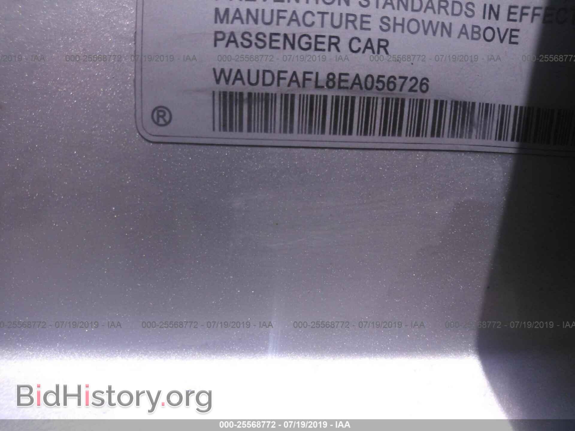 2014 AUDI A4 - VIN: WAUDFAFL8EA056726 - Photo 9