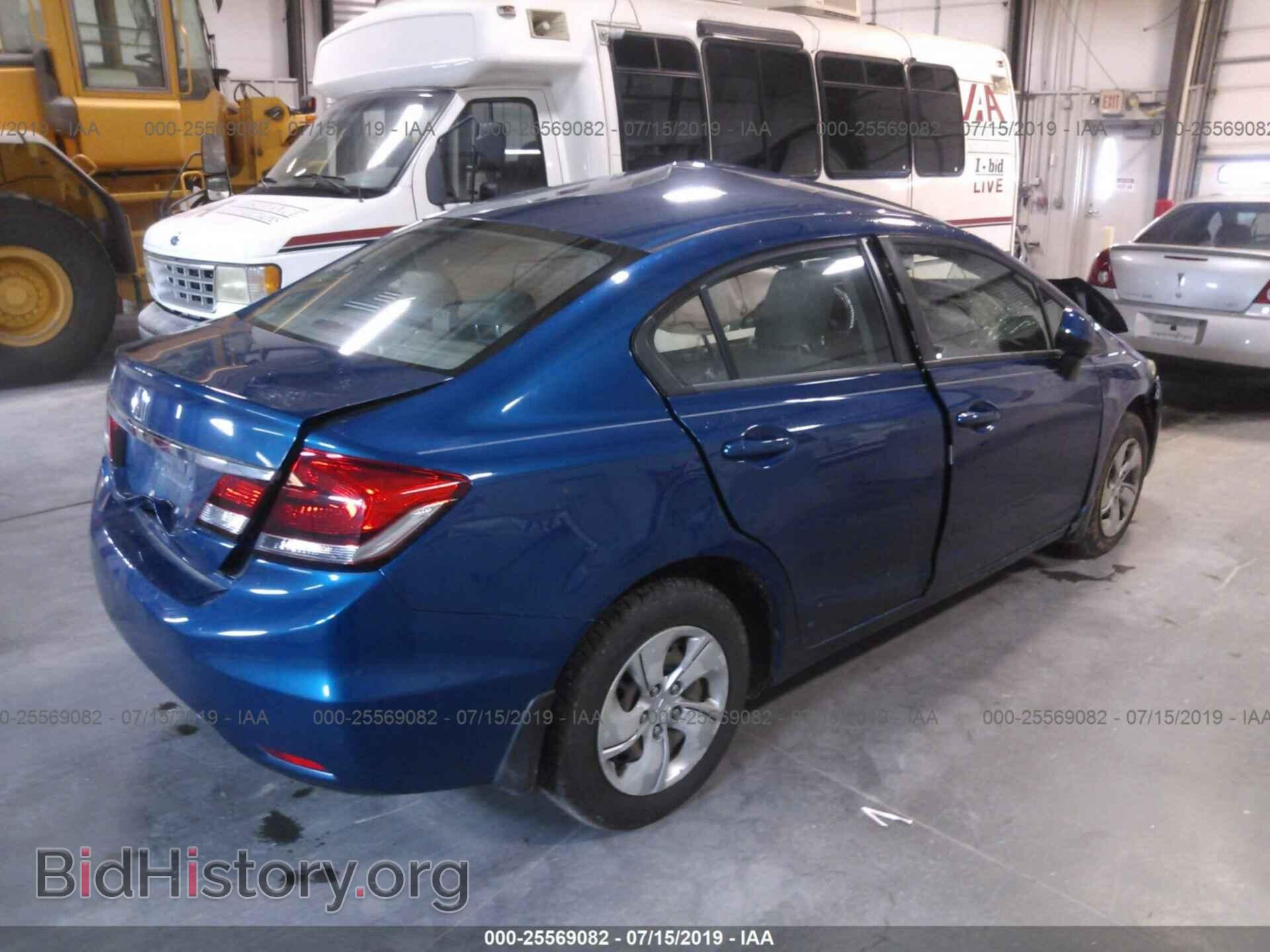2013 HONDA CIVIC - VIN: 19XFB2F55DE016291 - Фото 4
