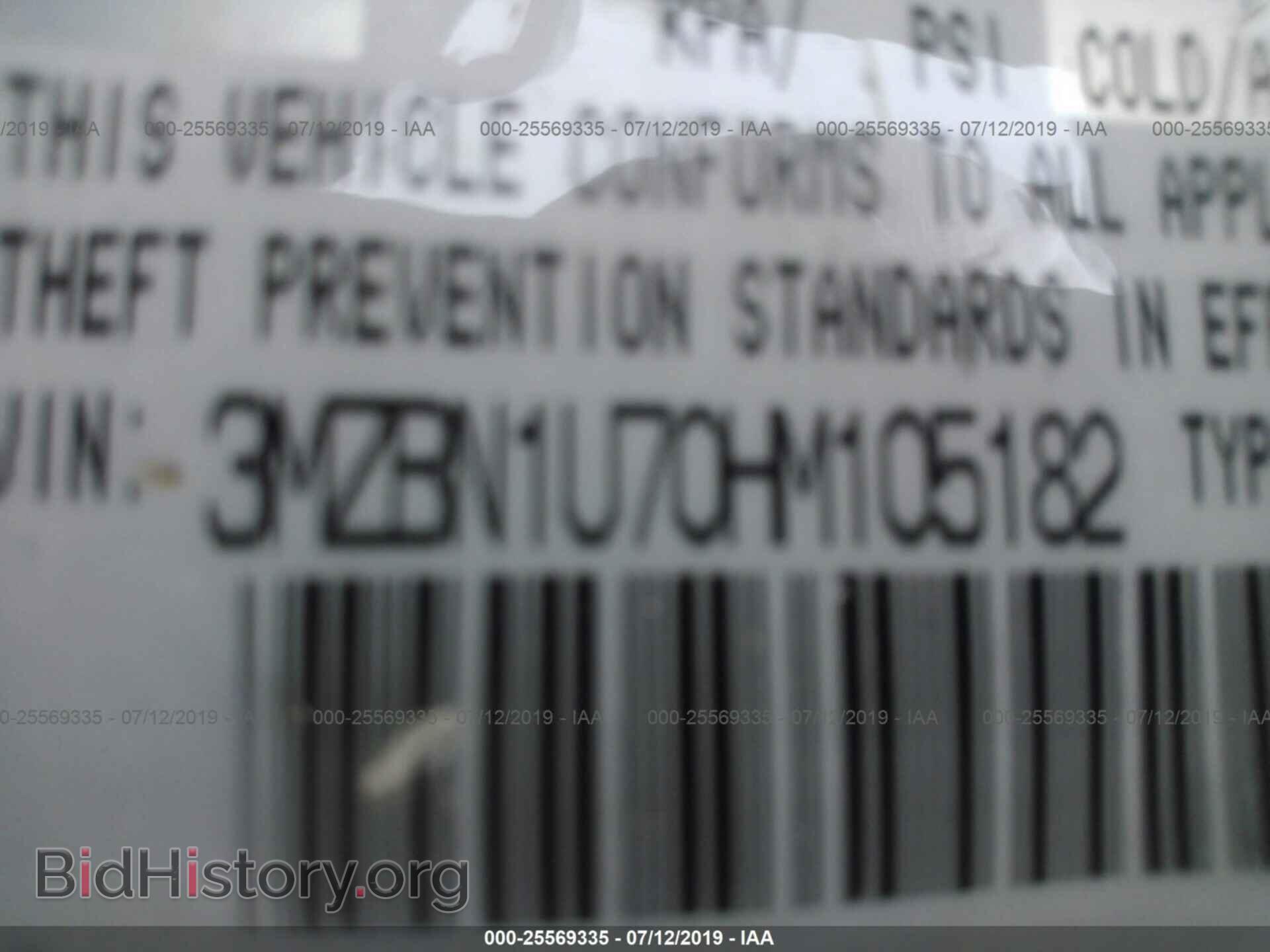 2017 MAZDA 3 - VIN: 3MZBN1U70HM105182 - Фото 9