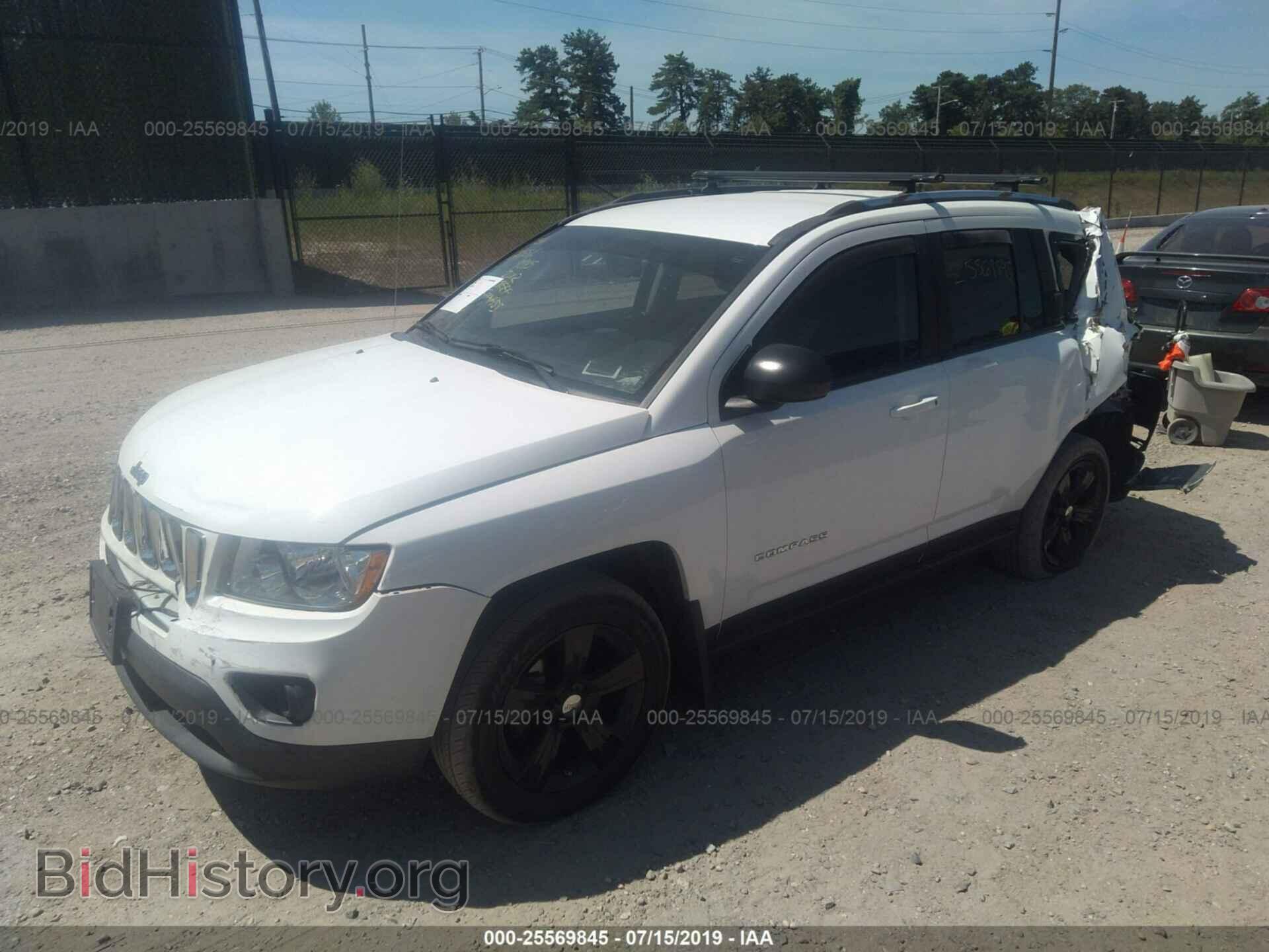 2012 JEEP COMPASS - VIN: 1C4NJDEB2CD609043 - Фото 2