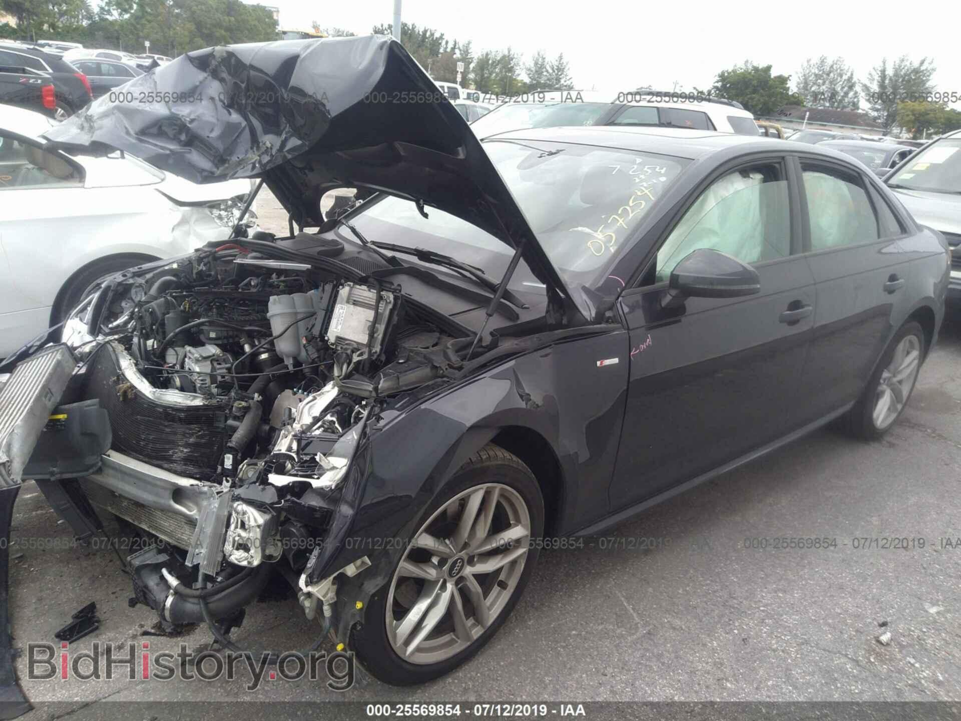 2017 AUDI A4 - VIN: WAUKMAF45HN057254 - Photo 2