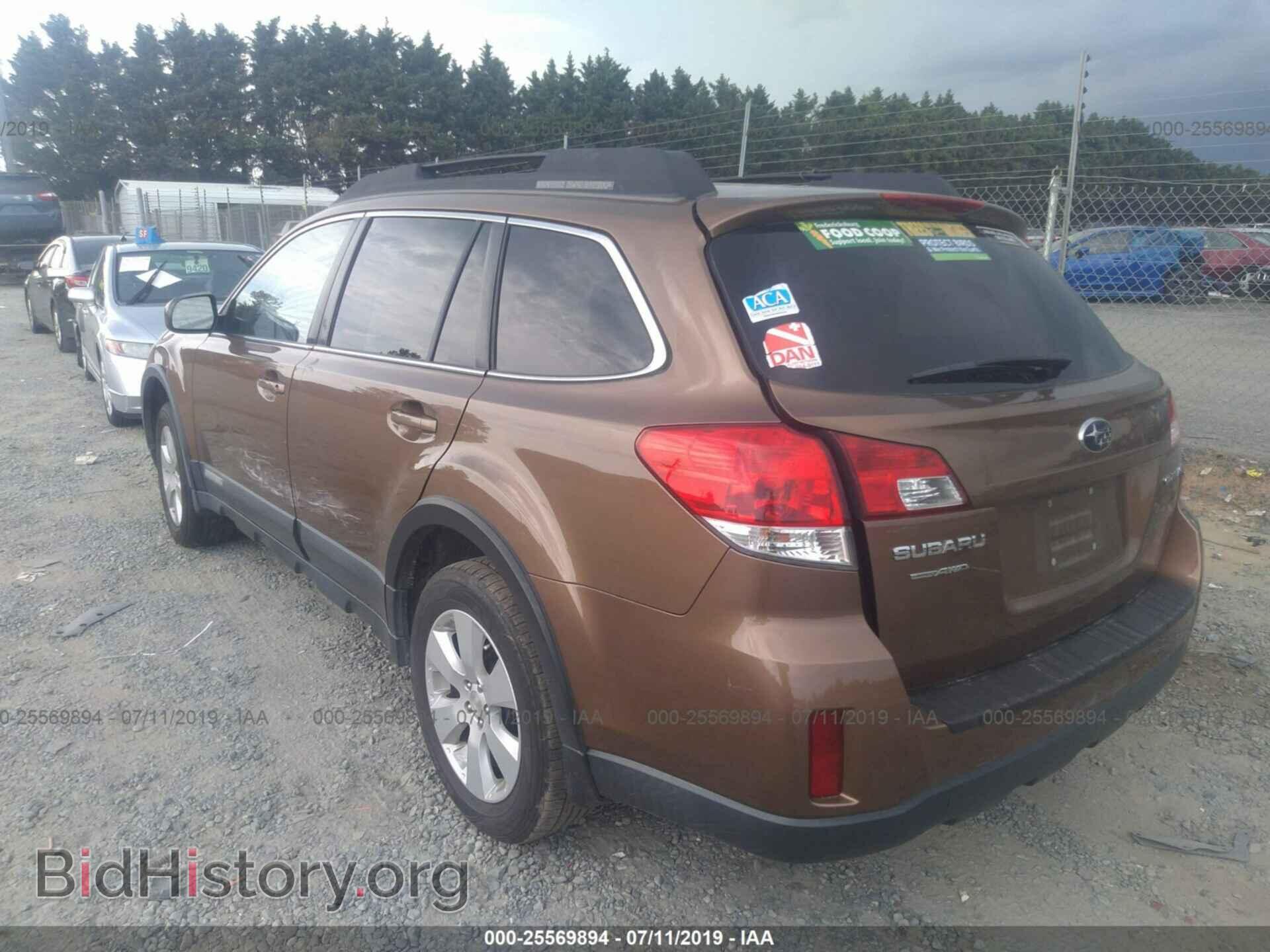 2012 SUBARU OUTBACK - VIN: 4S4BRCCC8C3251336 - Фото 3