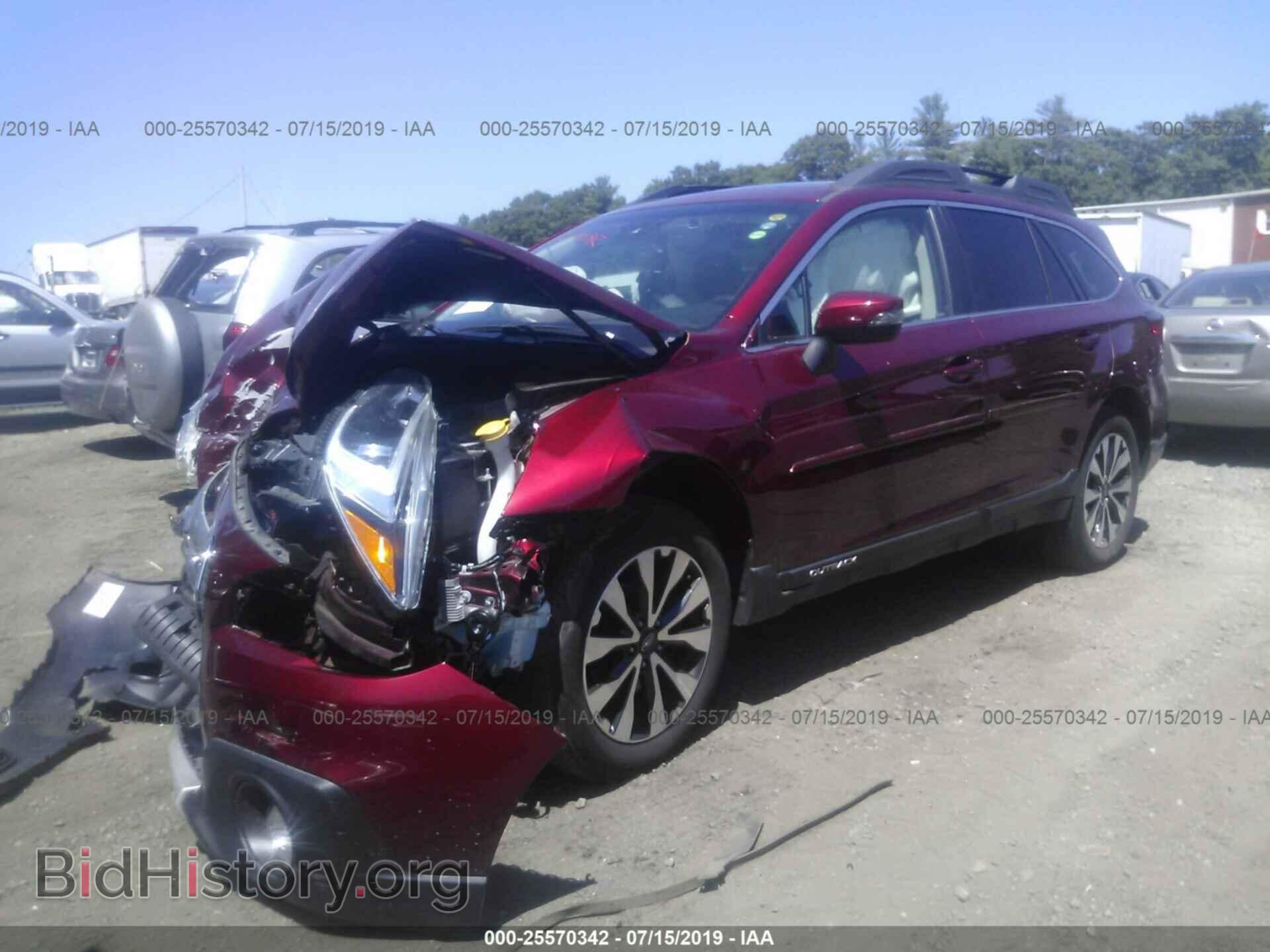 2017 SUBARU OUTBACK - VIN: 4S4BSANC3H3300083 - Фото 2