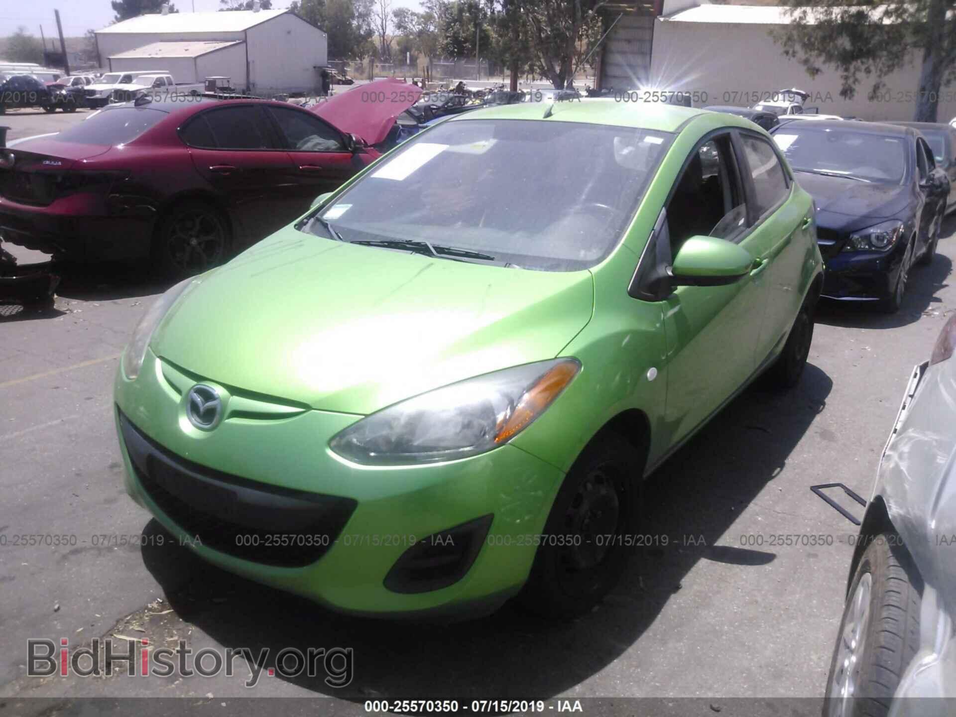 2012 MAZDA MAZDA2 - VIN: JM1DE1KZ1C0150627 - Фото 2