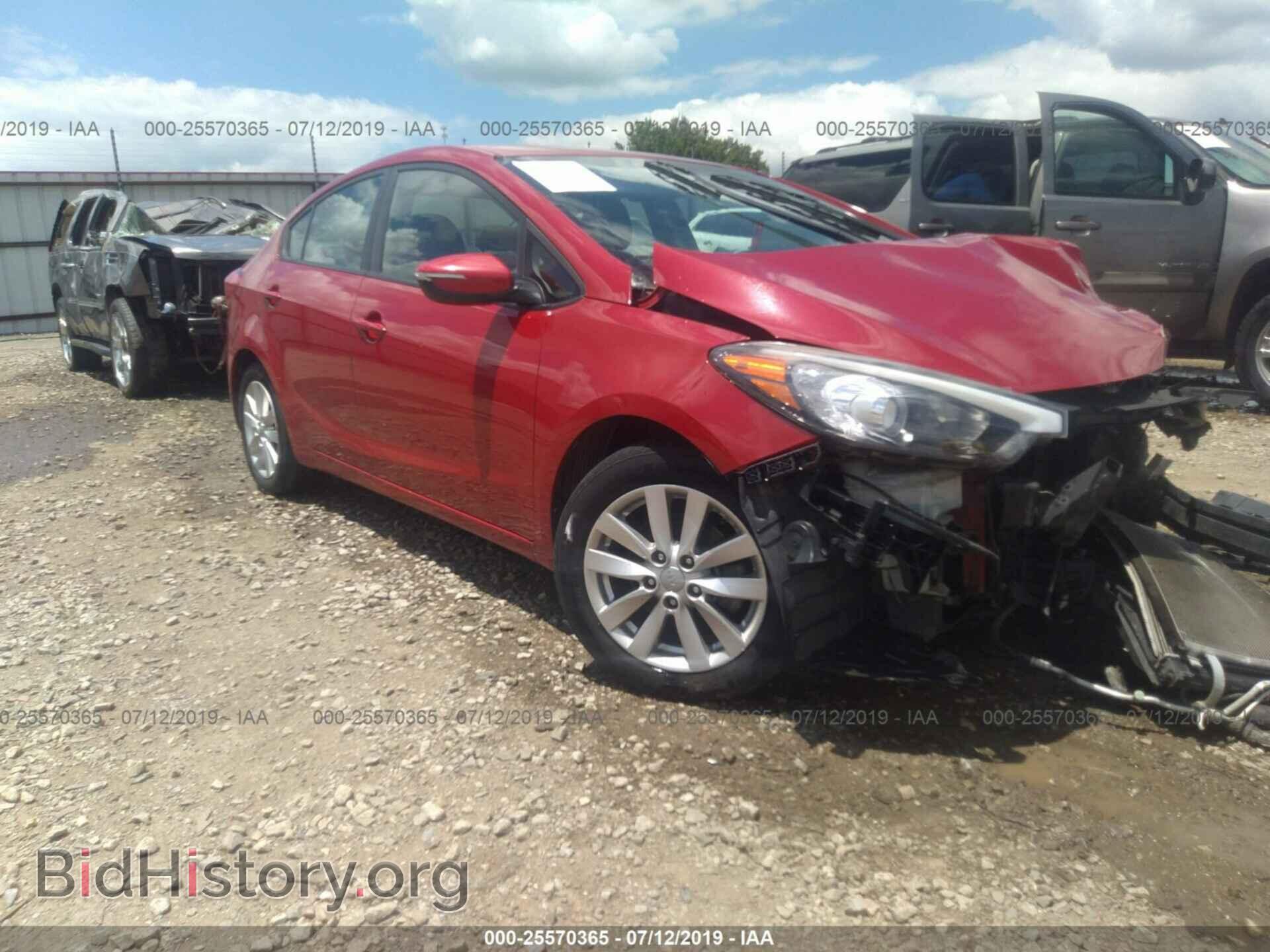 Photo KNAFX4A63E5093992 - KIA FORTE 2014
