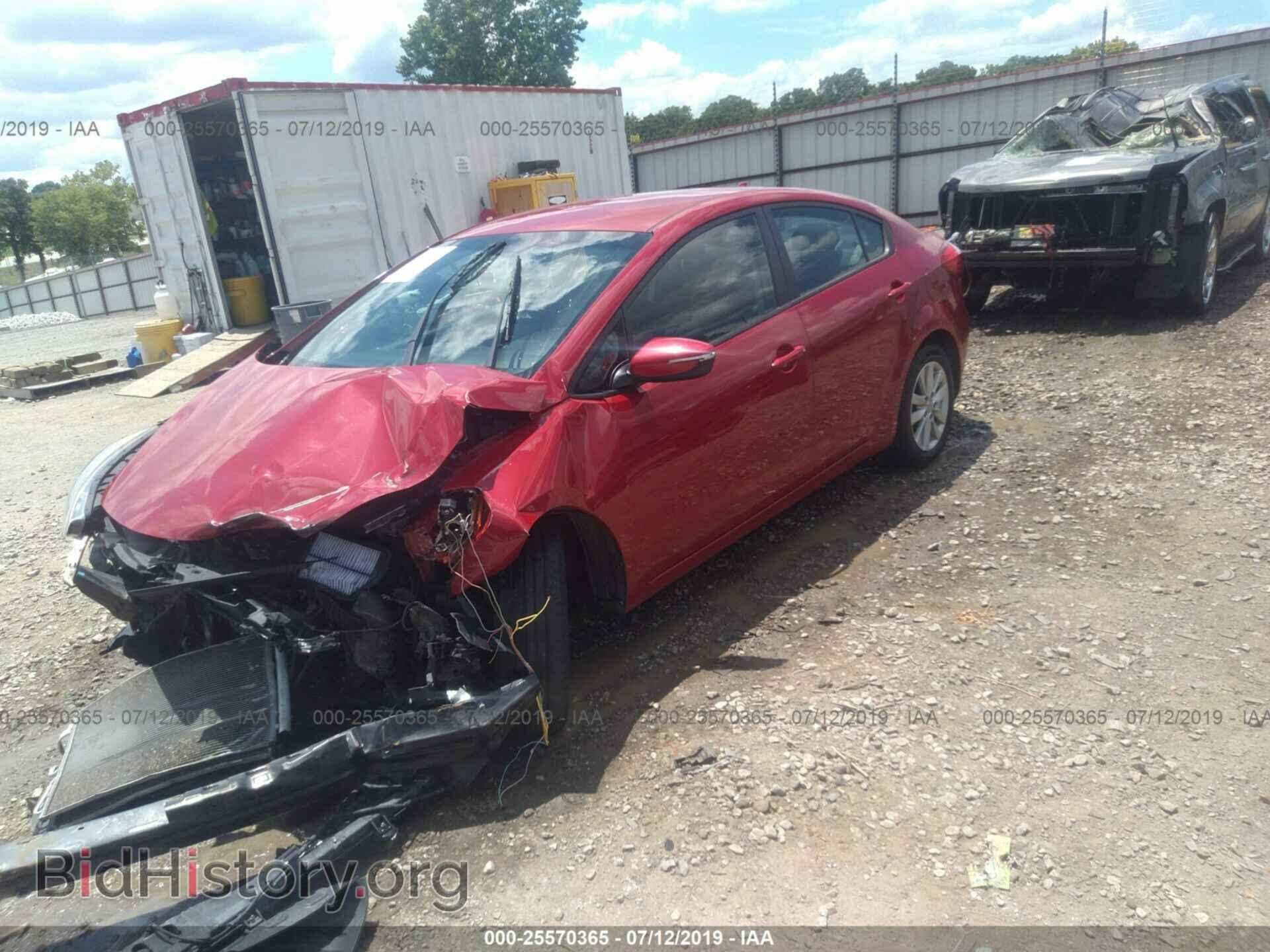 2014 KIA FORTE - VIN: KNAFX4A63E5093992 - Фото 2