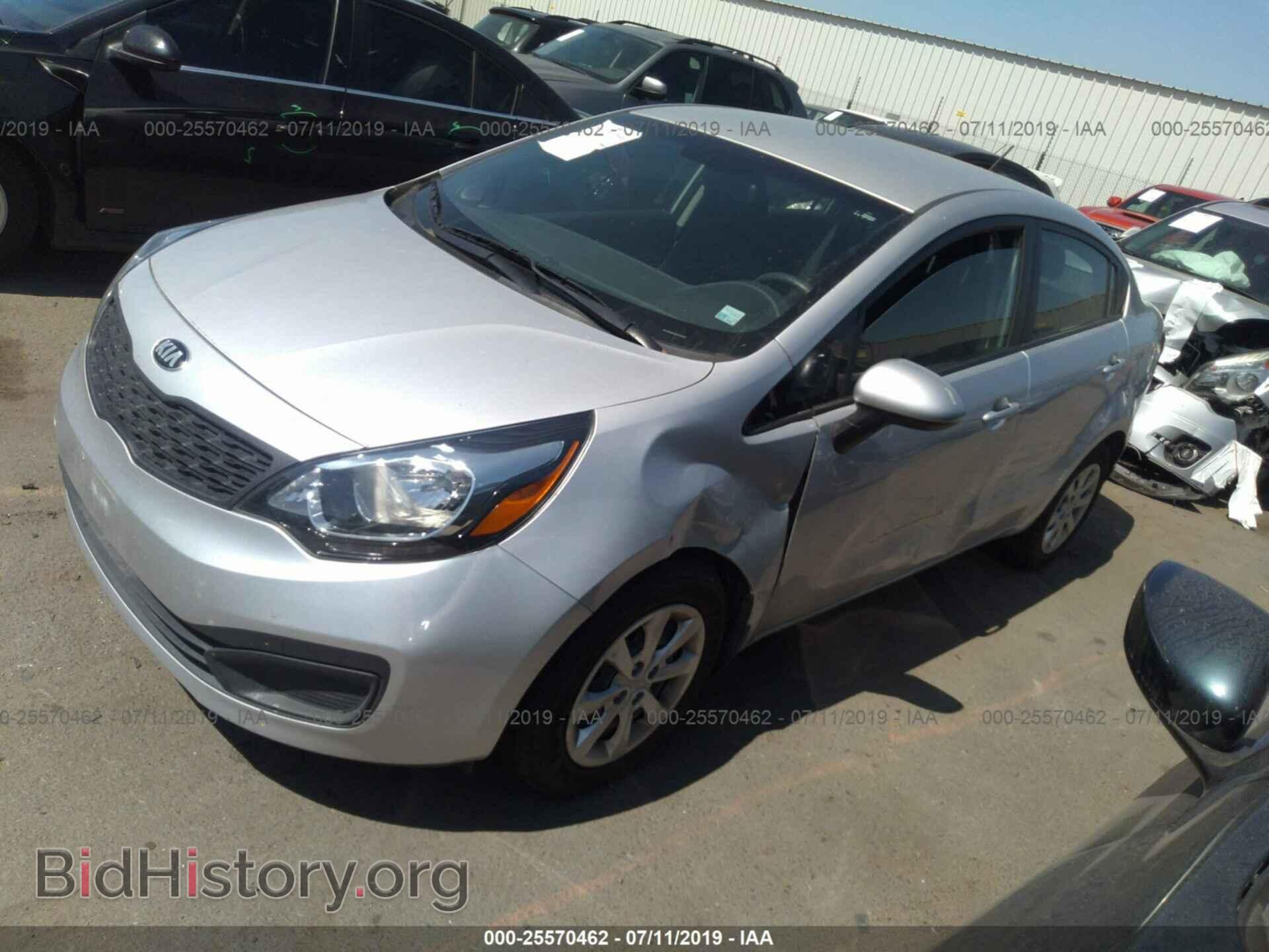 2015 KIA RIO - VIN: KNADM4A34F6445849 - Фото 2