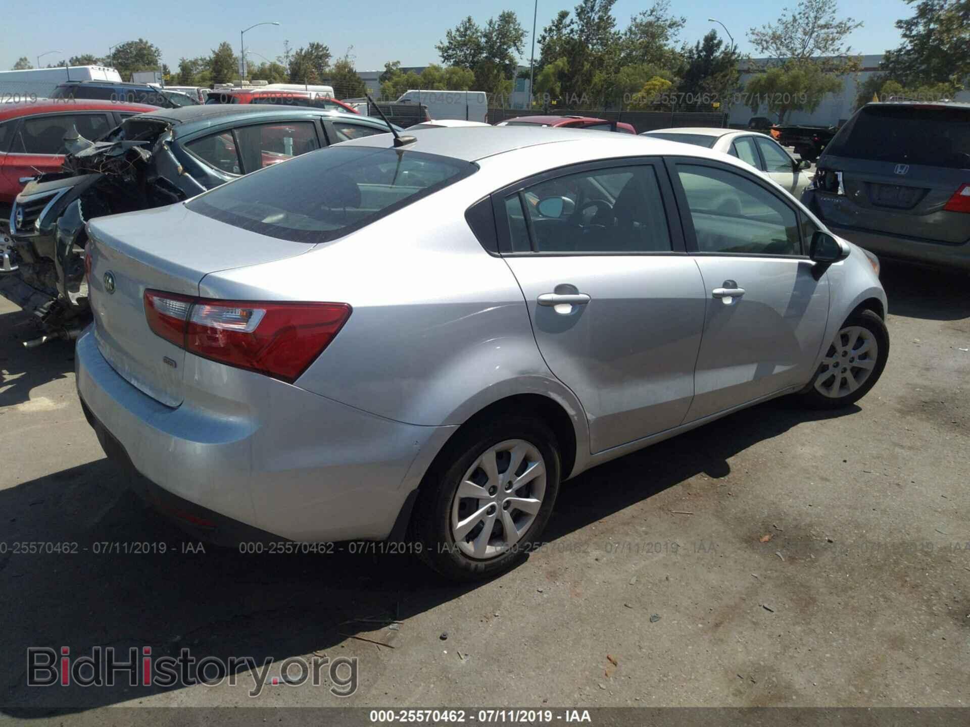 2015 KIA RIO - VIN: KNADM4A34F6445849 - Фото 4
