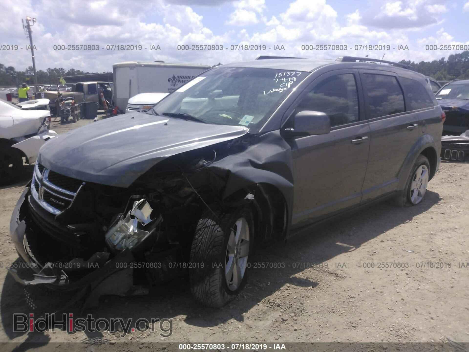 2012 DODGE JOURNEY - VIN: 3C4PDCBG2CT151377 - Фото 2