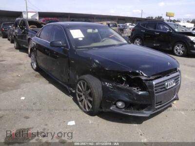 2012 Audi A4 Prestige, черный — VIN WAUKFAFL9CN000193, IAAI