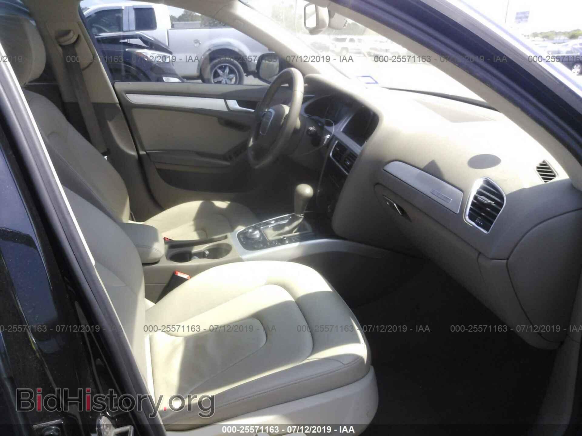 2012 AUDI A4 - VIN: WAUKFAFL9CN000193 - Фото 5