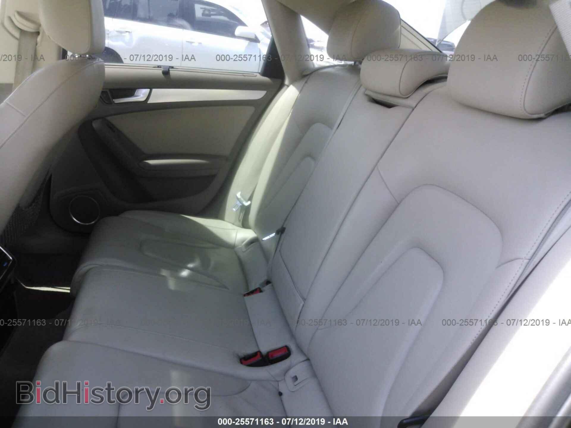 2012 AUDI A4 - VIN: WAUKFAFL9CN000193 - Фото 8