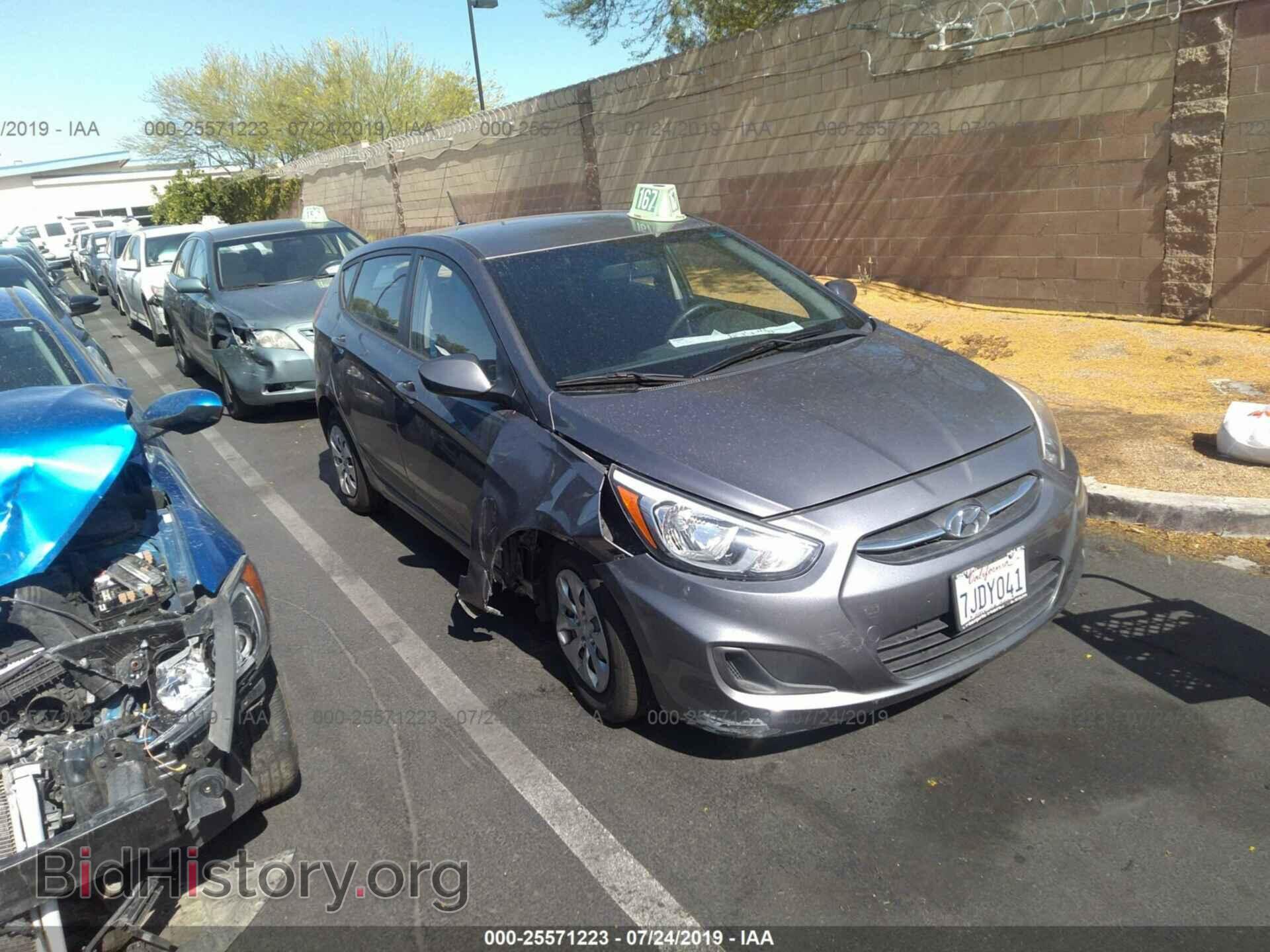 Фотография KMHCT5AE6FU201006 - HYUNDAI ACCENT 2015