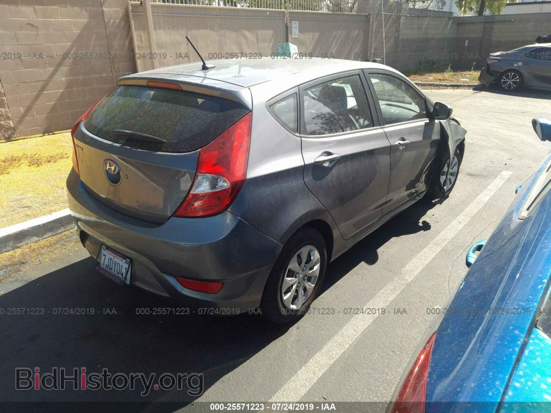 2015 HYUNDAI ACCENT - VIN: KMHCT5AE6FU201006 - Фото 4