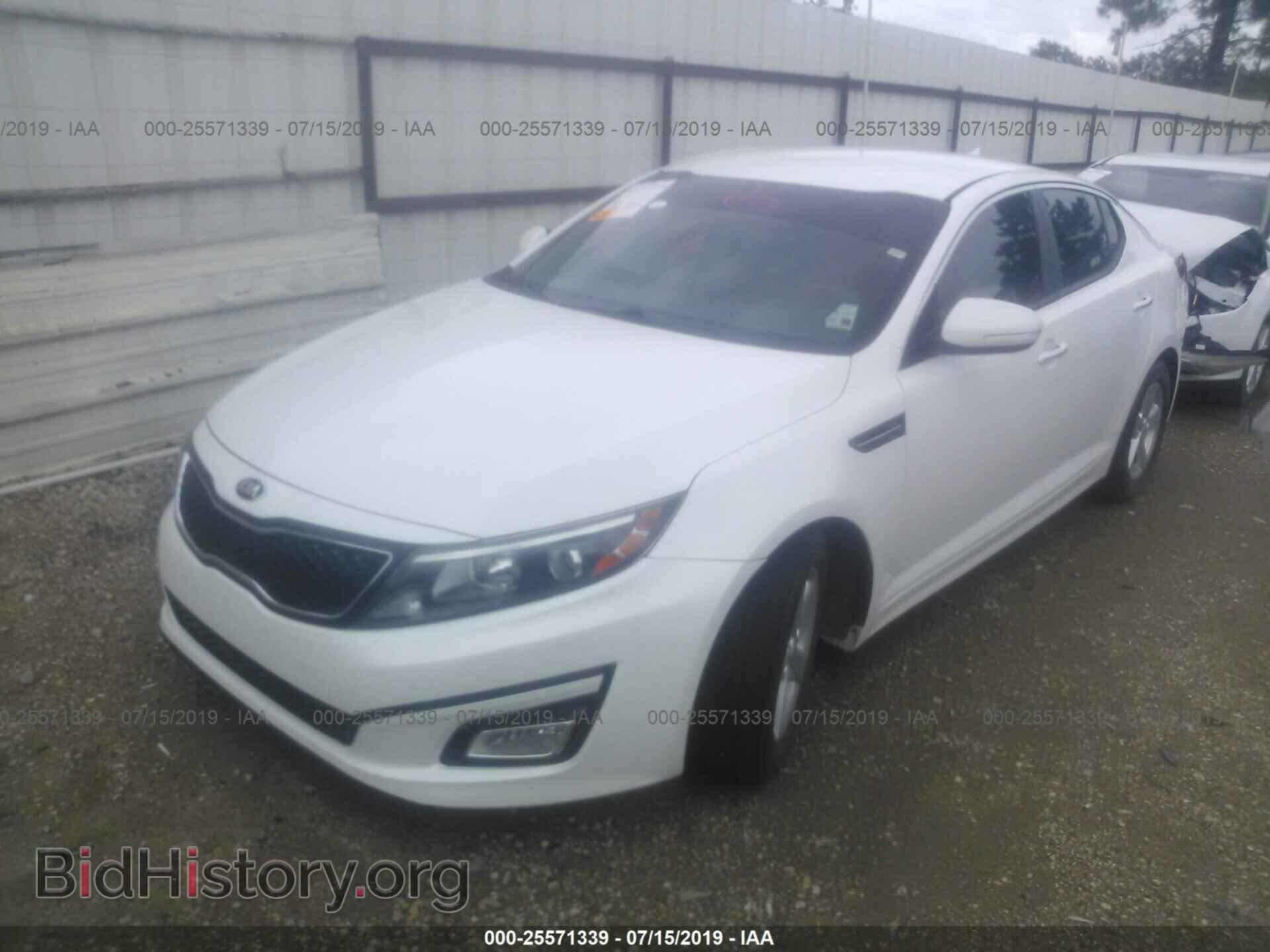 2015 KIA OPTIMA - VIN: KNAGM4A71F5597769 - Фото 2