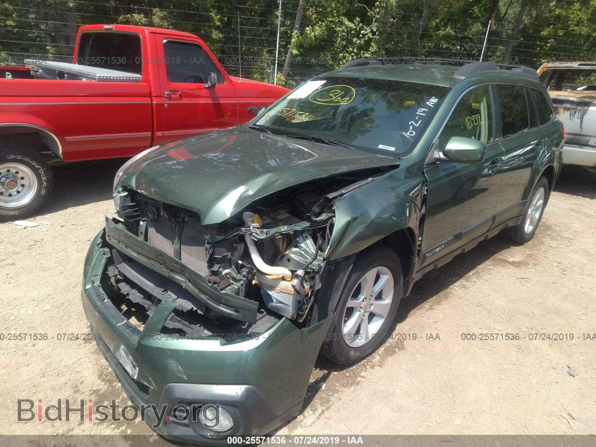 2014 SUBARU OUTBACK - VIN: 4S4BRCCC5E3306893 - Фото 2