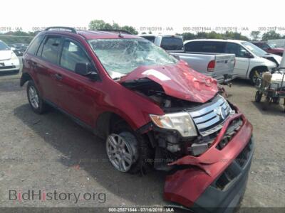 2007 Ford EDGE SE, red — VIN 2FMDK36C97BA79221, IAAI