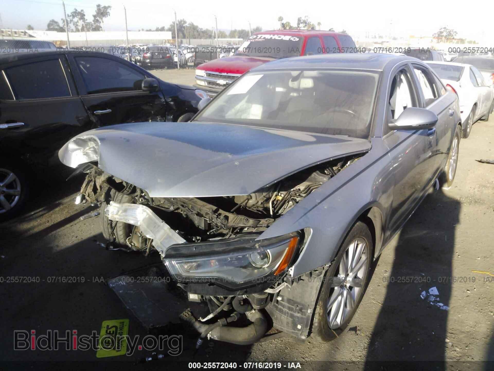 2013 AUDI A6 - VIN: WAUGFAFC4DN062298 - Фото 2