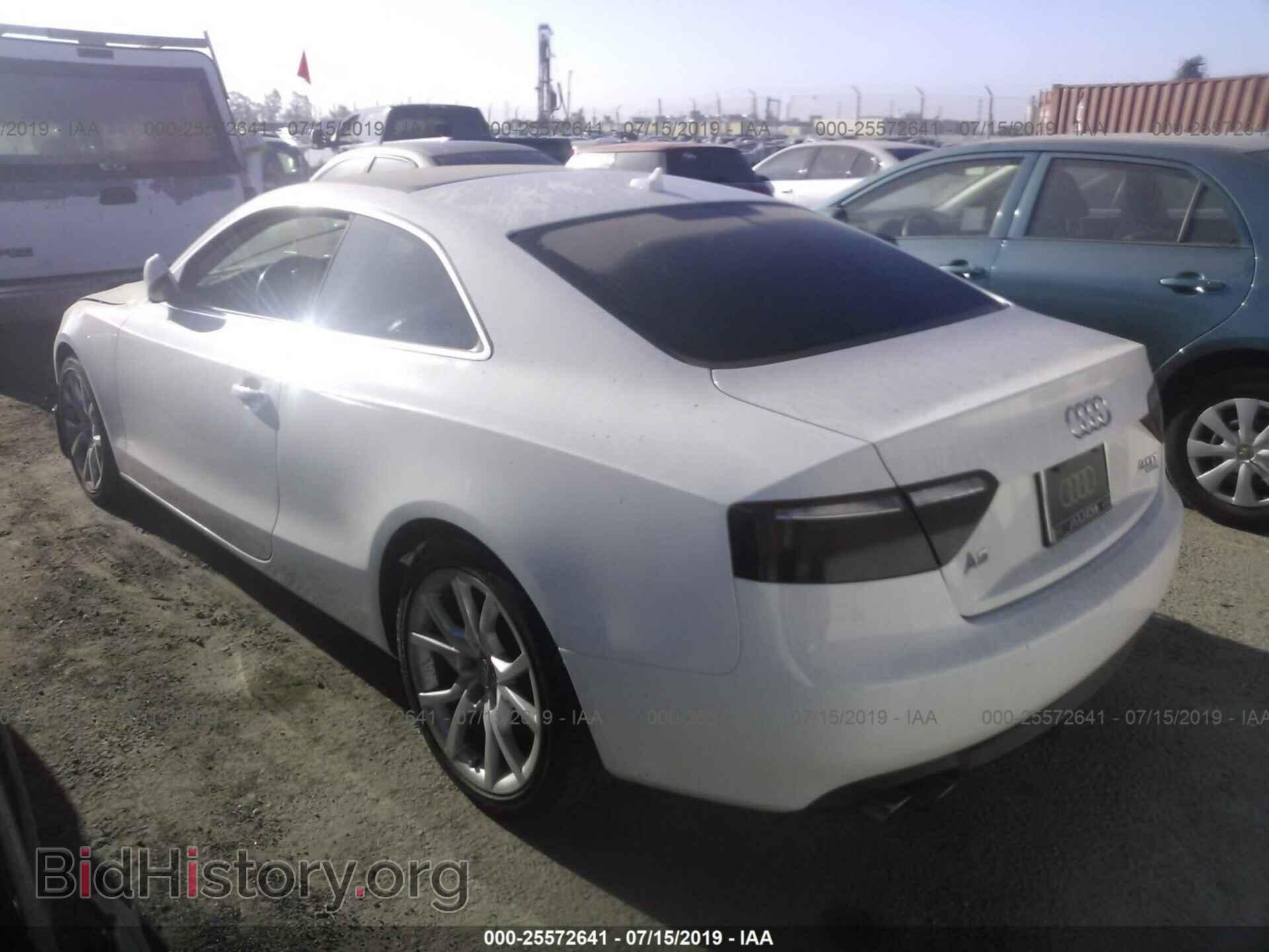 2012 AUDI A5 - VIN: WAUCFAFR1CA002293 - Фото 3