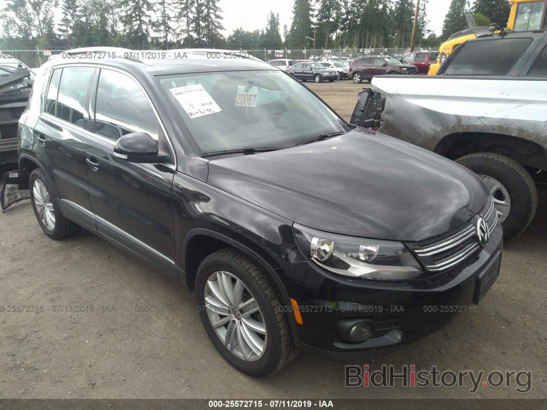 Photo WVGBV7AX5CW543968 - VOLKSWAGEN TIGUAN 2012