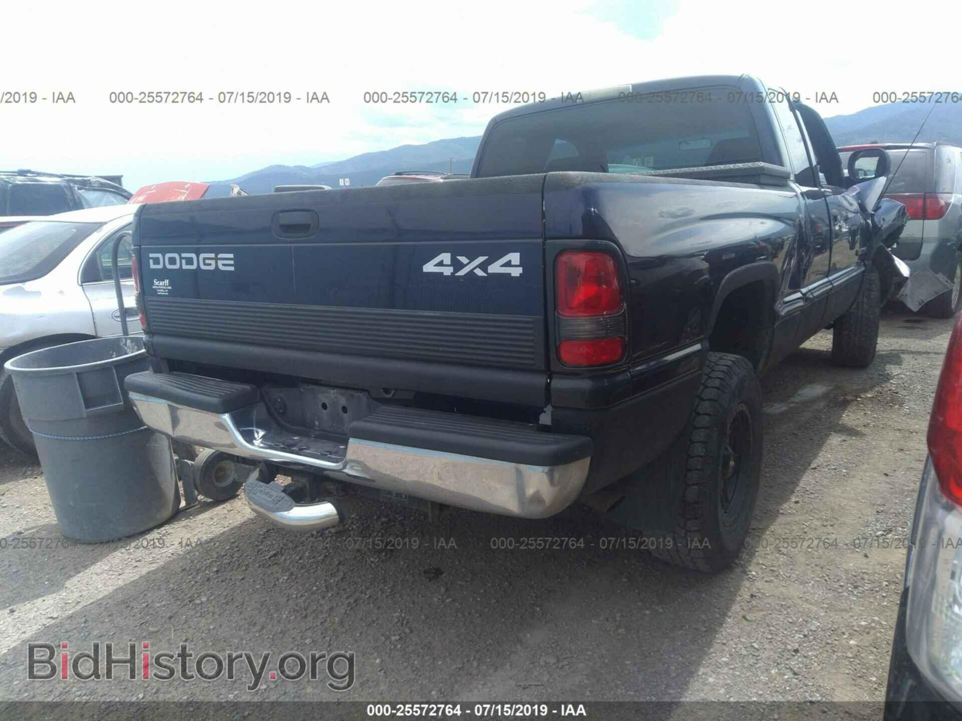 1998 DODGE RAM 1500 - VIN: 3B7HF13Y7WG209765 - Фото 4