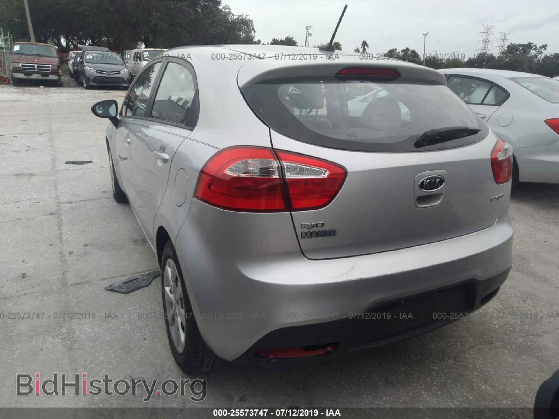 2012 KIA RIO - VIN: KNADN5A33C6004535 - Фото 3