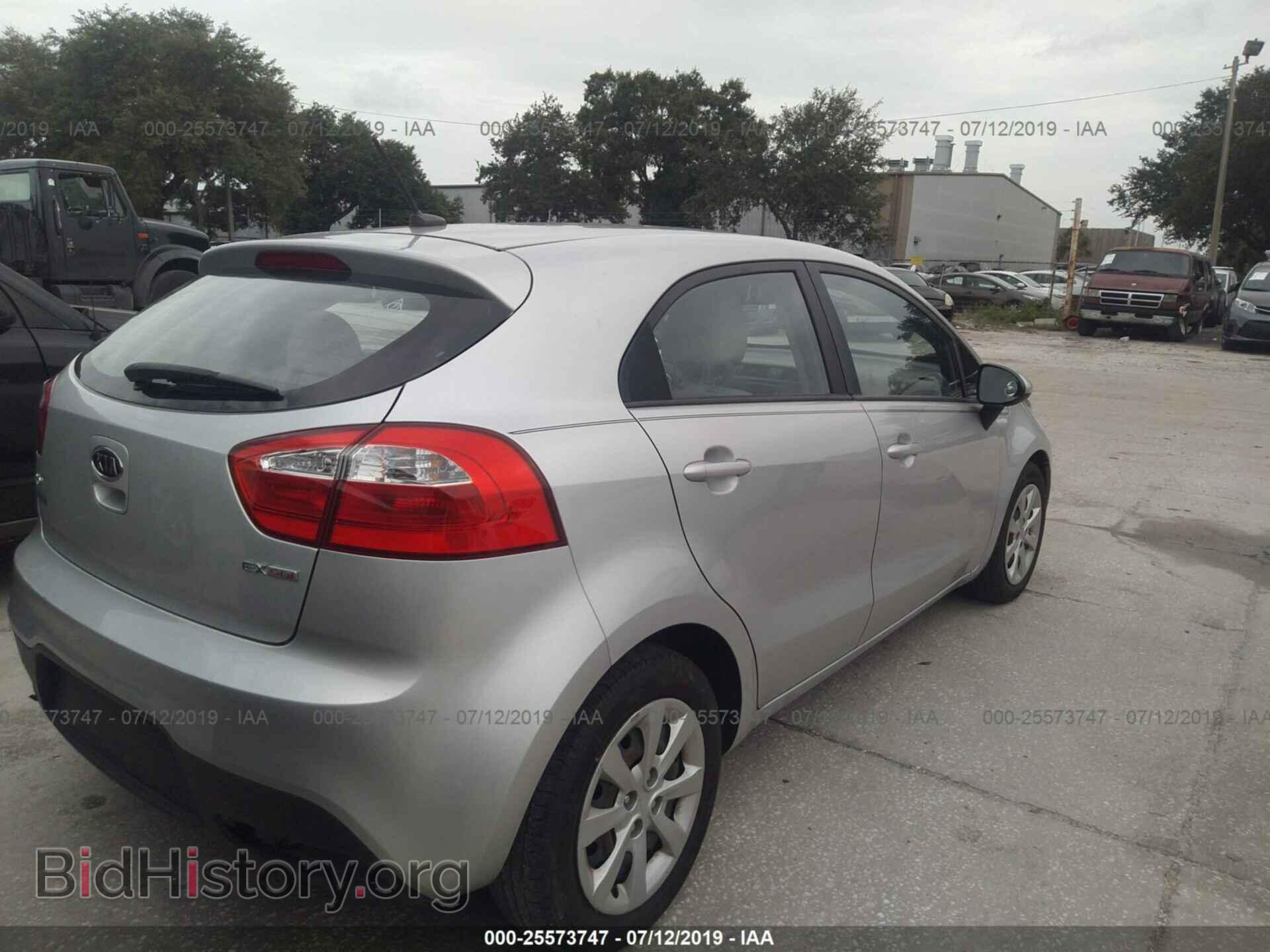 2012 KIA RIO - VIN: KNADN5A33C6004535 - Фото 4