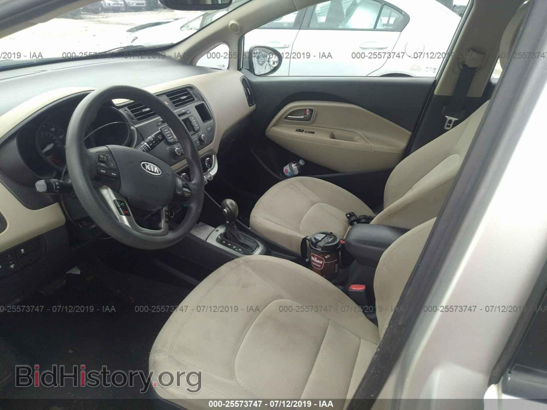 2012 KIA RIO - VIN: KNADN5A33C6004535 - Фото 5