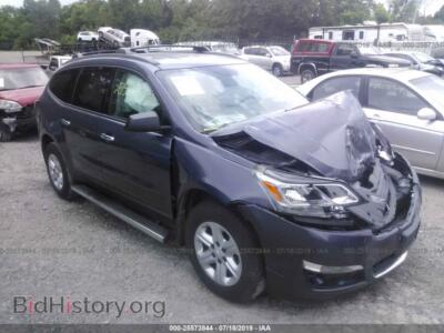 2013 Chevrolet TRAVERSE LS, синий — VIN 1GNKRFKD9DJ138306, IAAI
