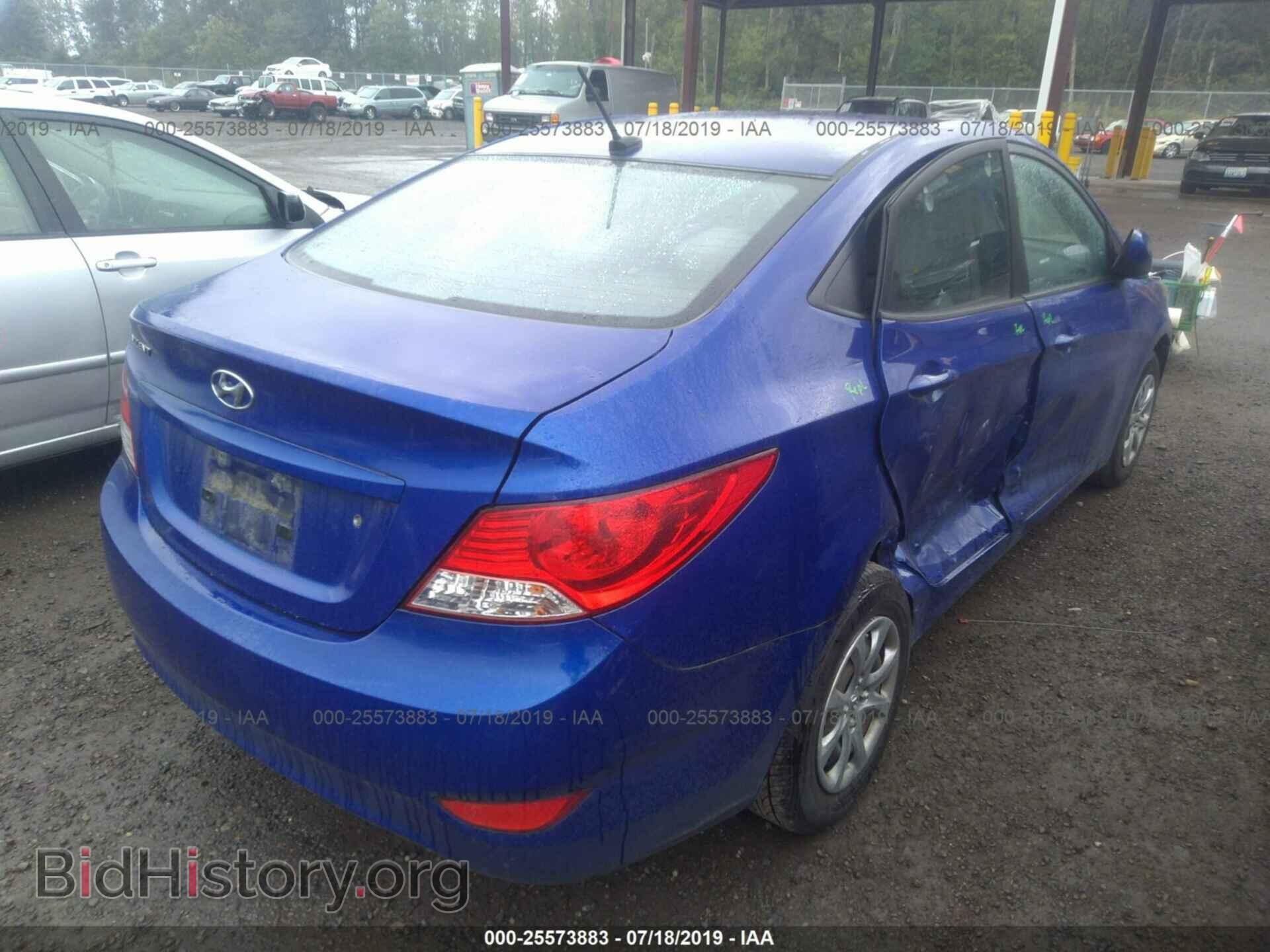 2013 HYUNDAI ACCENT - VIN: KMHCT4AE7DU292617 - Фото 4