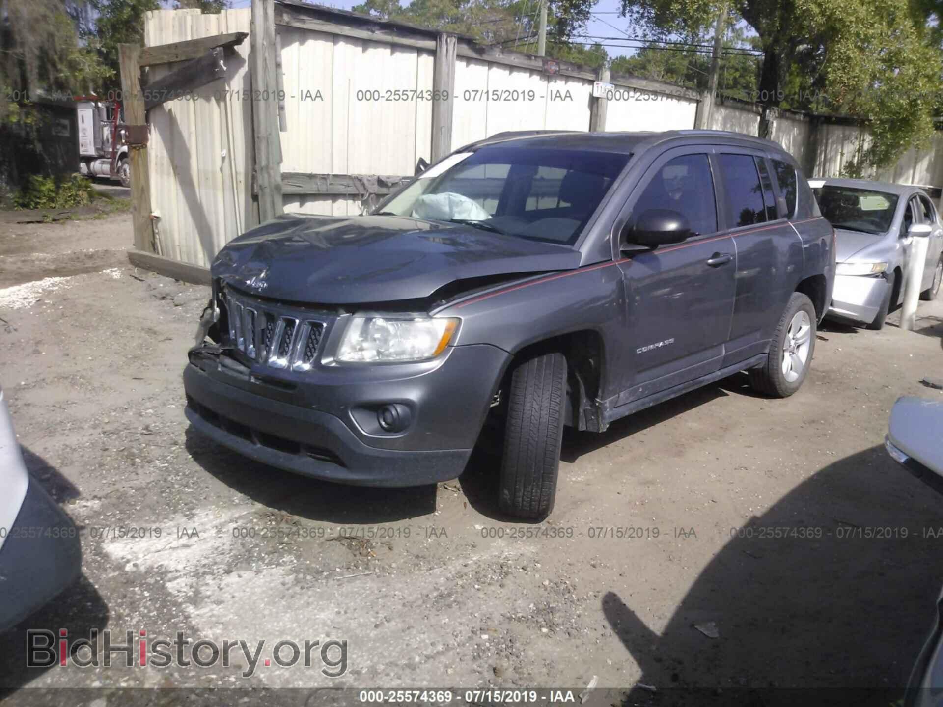 2012 JEEP COMPASS - VIN: 1C4NJCBA2CD540621 - Фото 2