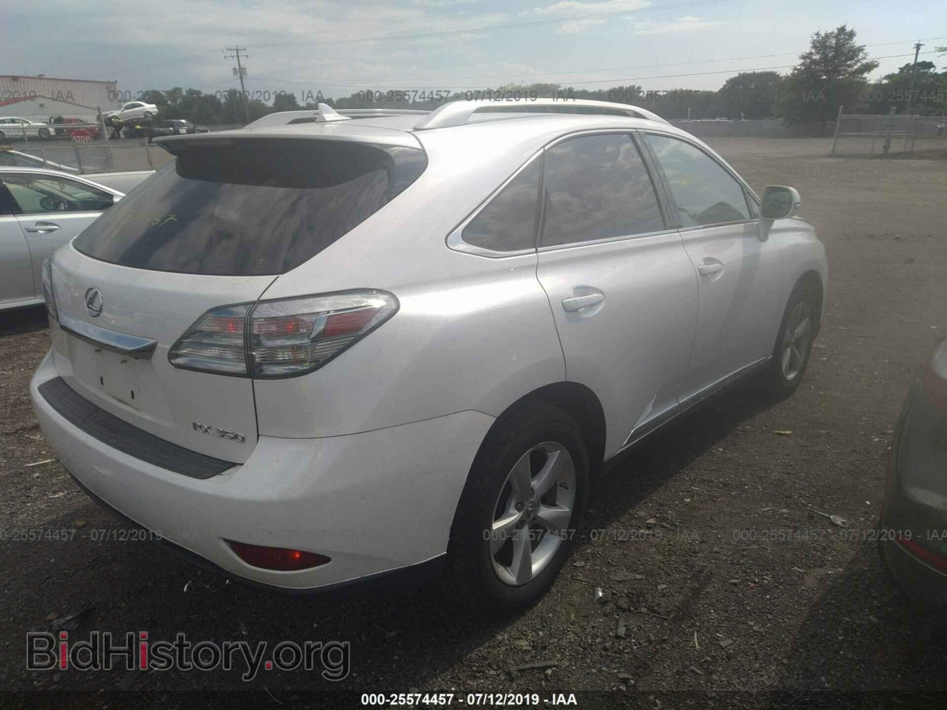 2012 LEXUS RX - VIN: 2T2BK1BA4CC146163 - Photo 4