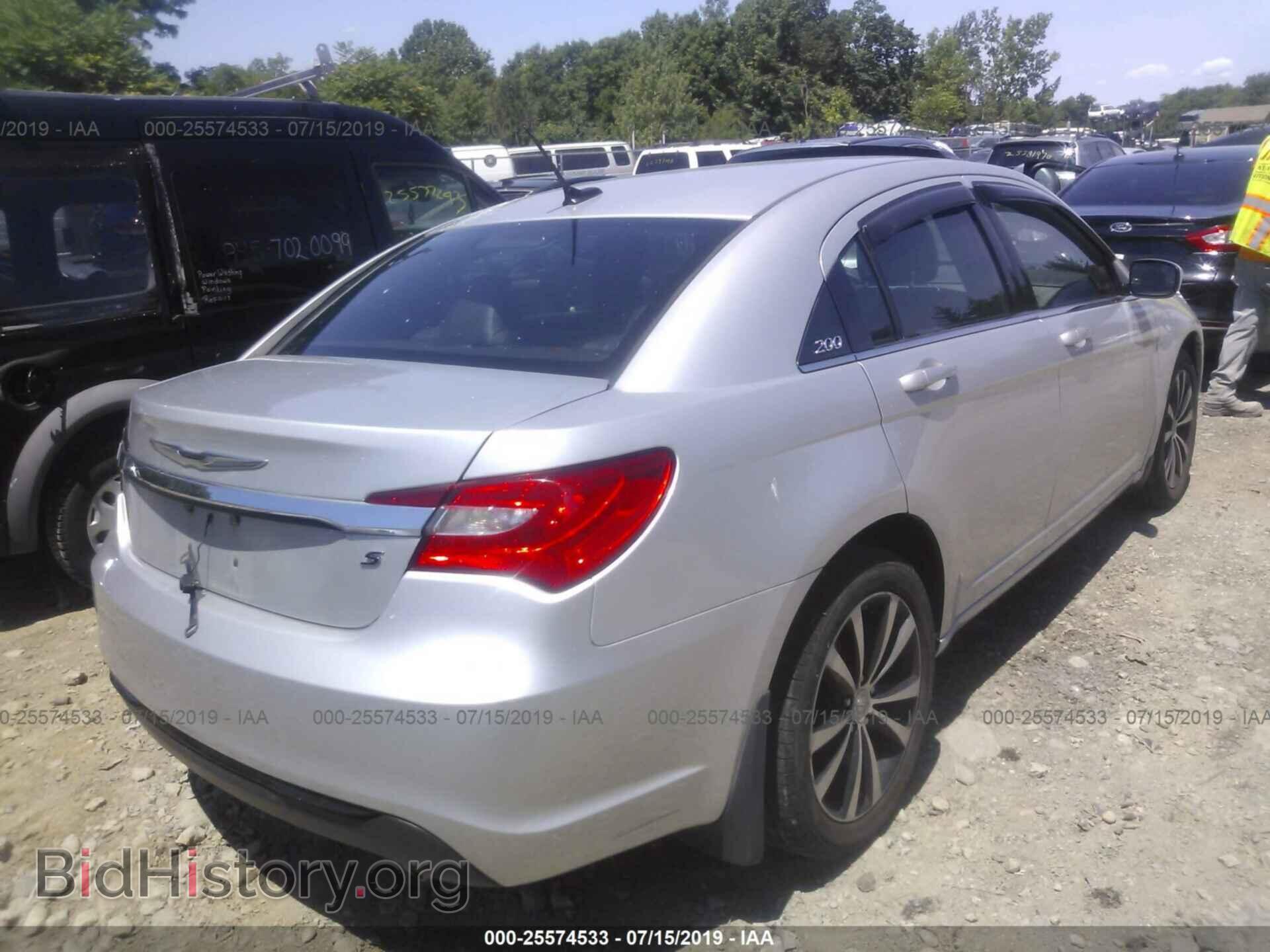 2012 CHRYSLER 200 - VIN: 1C3CCBHG8CN159989 - Фото 4