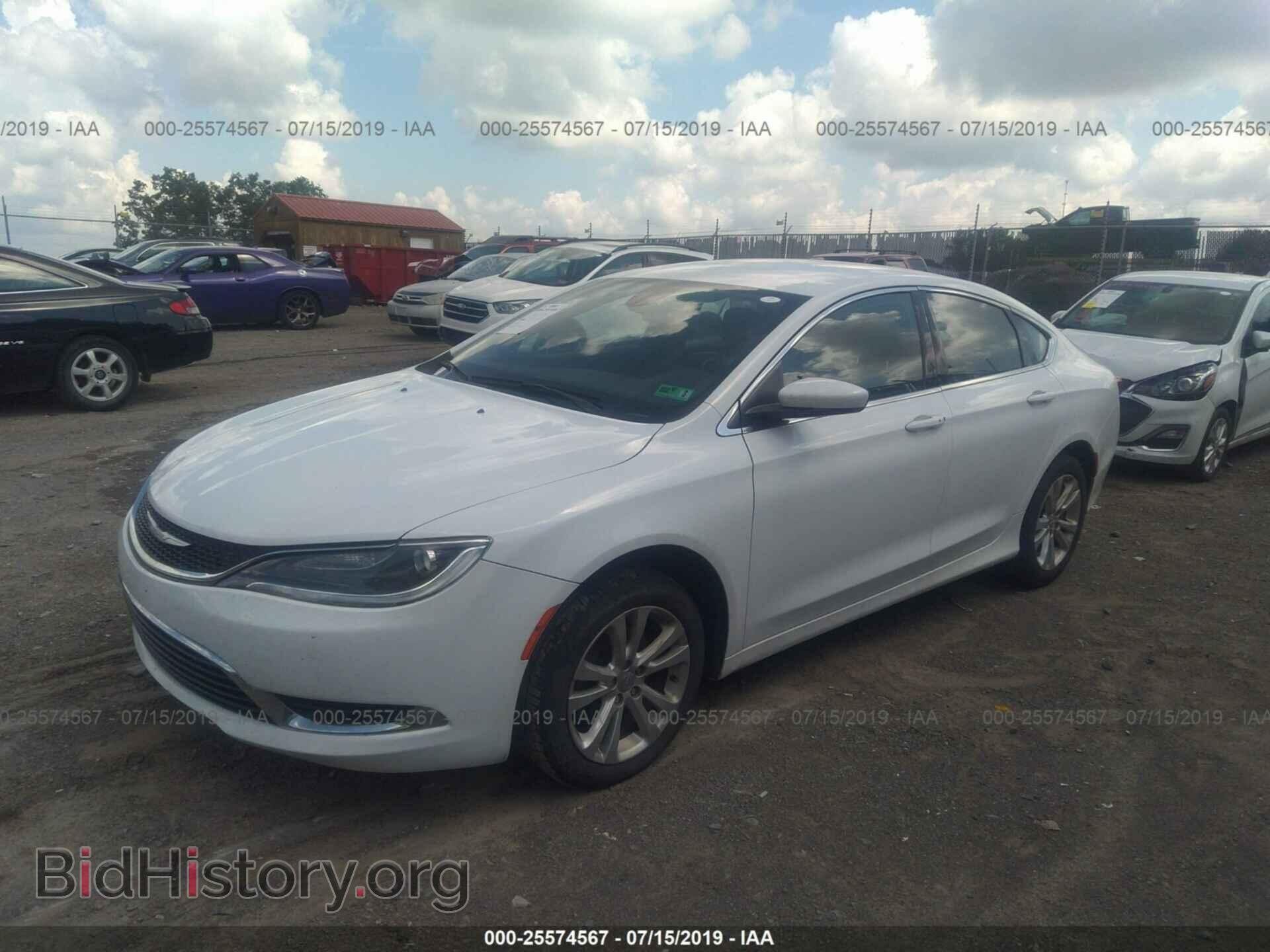 2015 CHRYSLER 200 - VIN: 1C3CCCAB6FN687989 - Фото 2