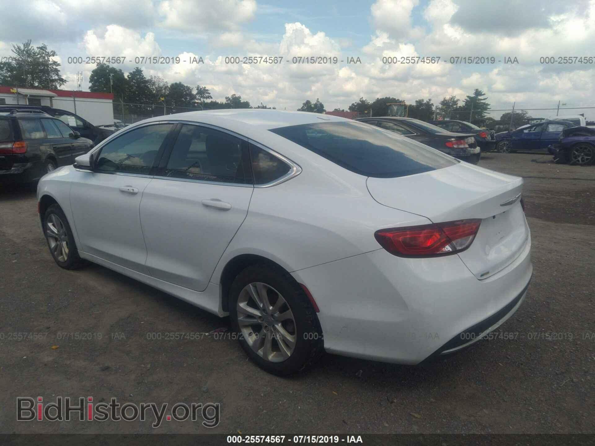2015 CHRYSLER 200 - VIN: 1C3CCCAB6FN687989 - Фото 3