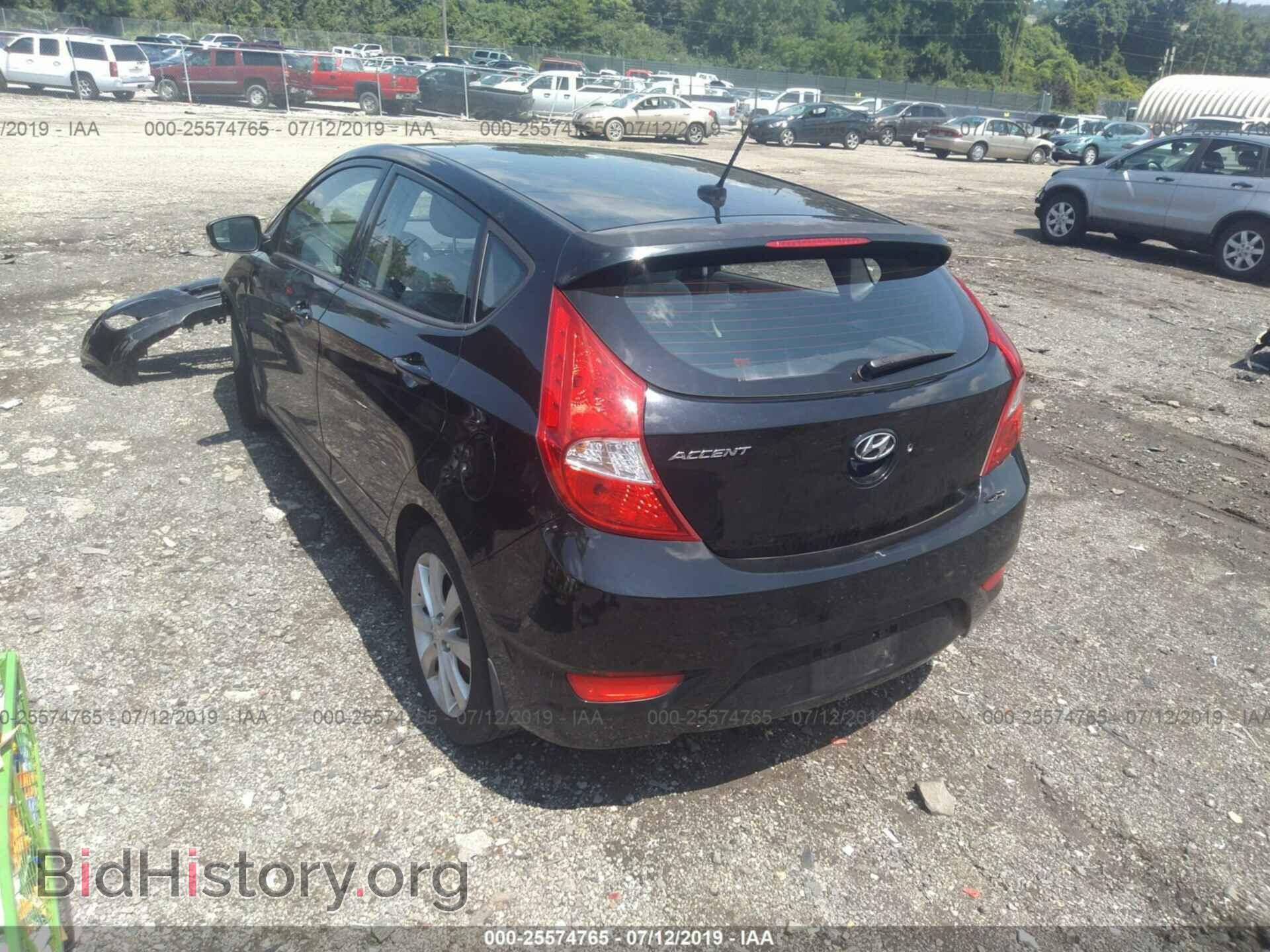 2013 HYUNDAI ACCENT - VIN: KMHCU5AE7DU117965 - Фото 3