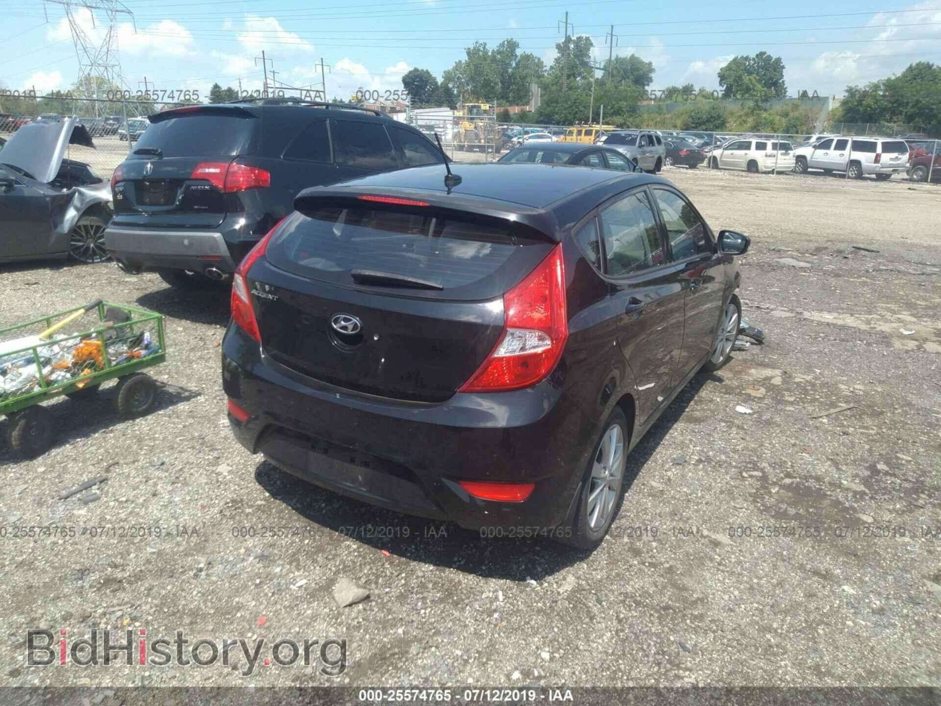 2013 HYUNDAI ACCENT - VIN: KMHCU5AE7DU117965 - Фото 4