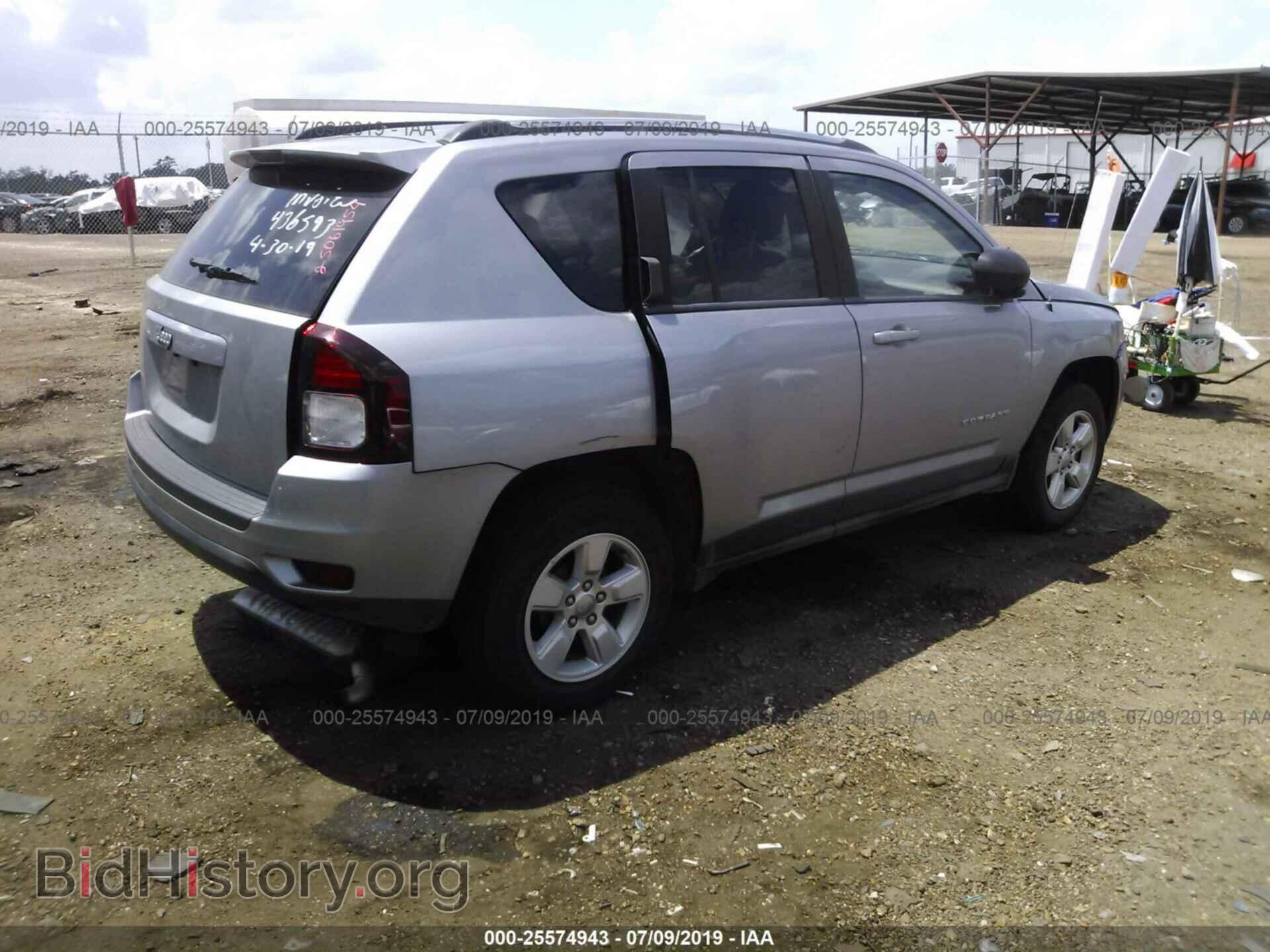 2015 JEEP COMPASS - VIN: 1C4NJCBAXFD262345 - Фото 4