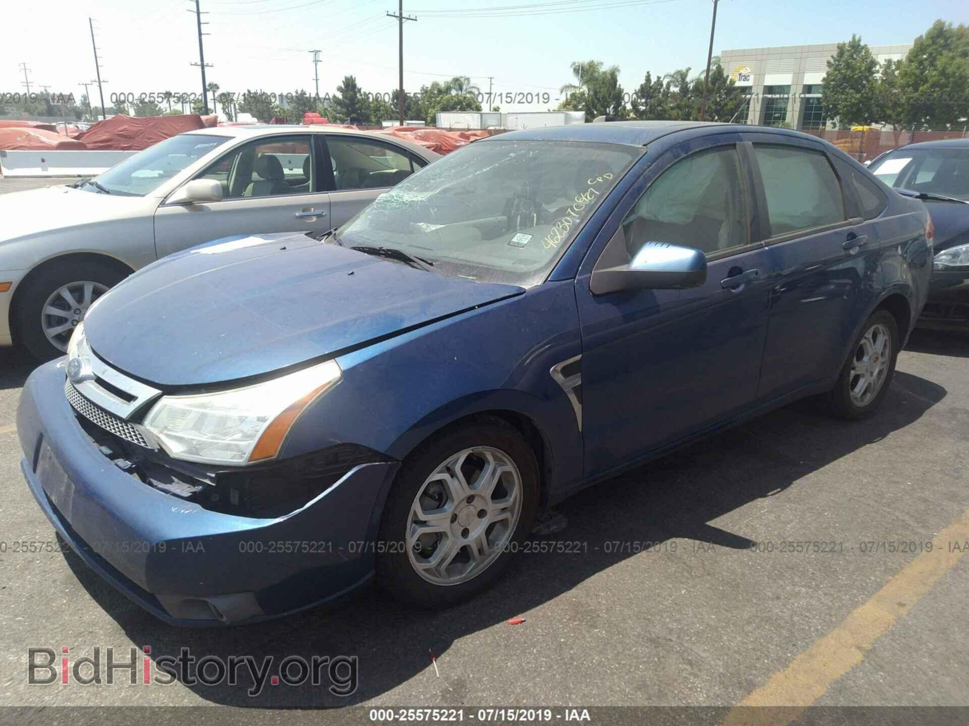 2008 FORD FOCUS - VIN: 1FAHP35N98W146125 - Фото 2