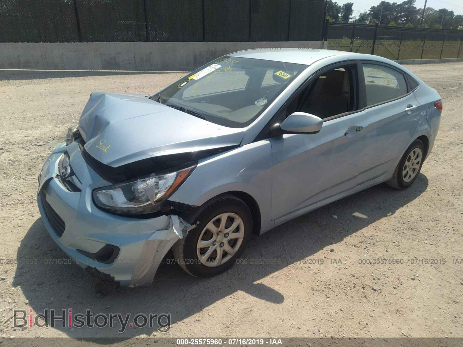 2013 HYUNDAI ACCENT - VIN: KMHCT4AEXDU368945 - Фото 2