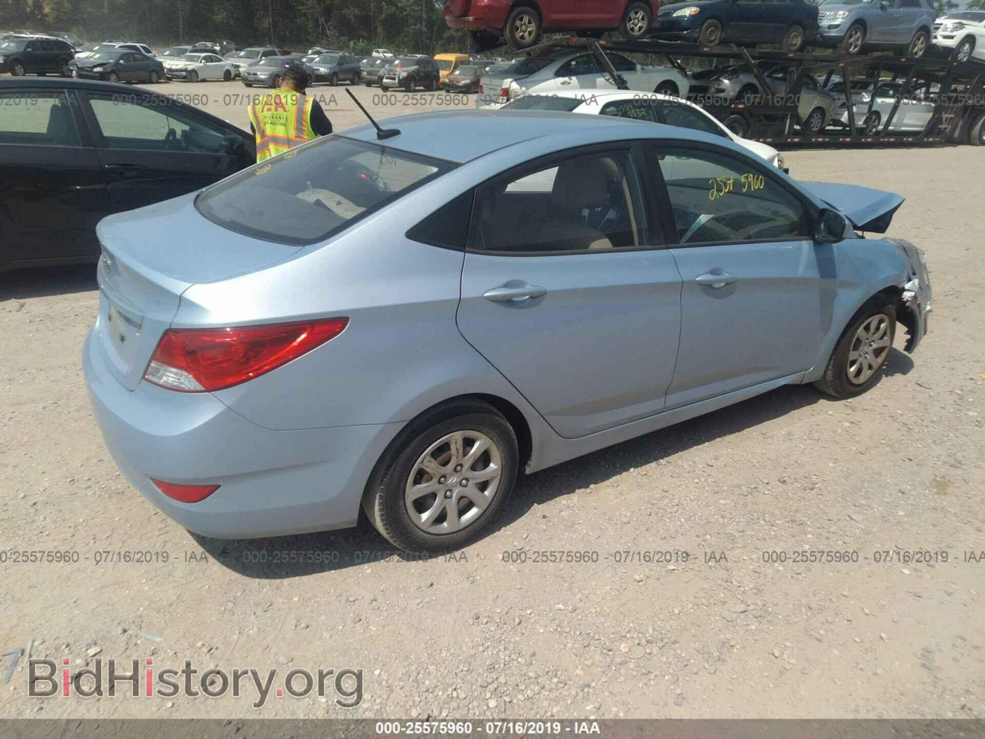 2013 HYUNDAI ACCENT - VIN: KMHCT4AEXDU368945 - Фото 4